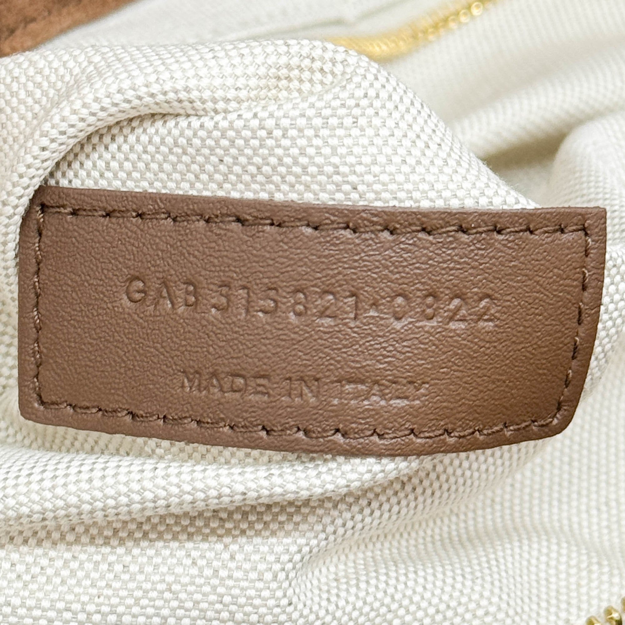 Fur Patchwork Brown Leather Shoulder Bag