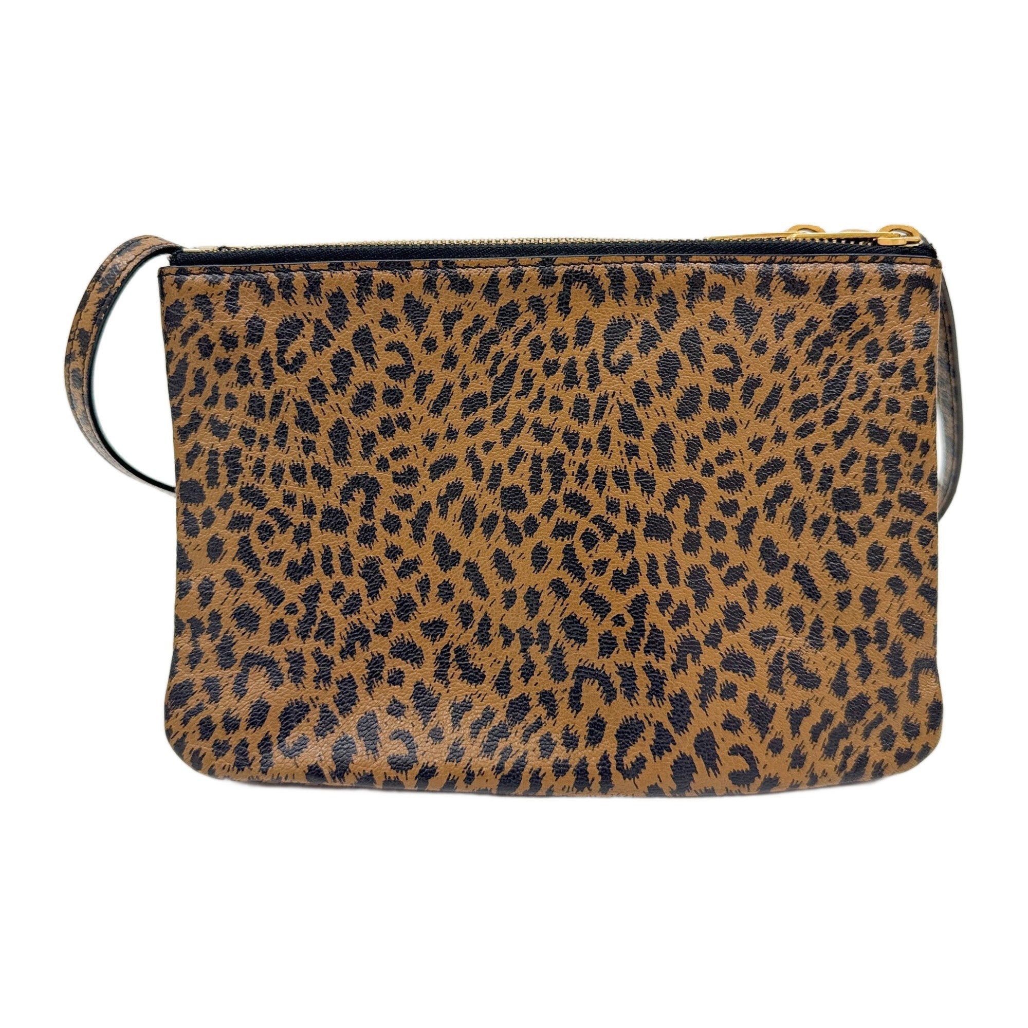 3 in 1 Brown Cheetah Canvas Crossbody Bag