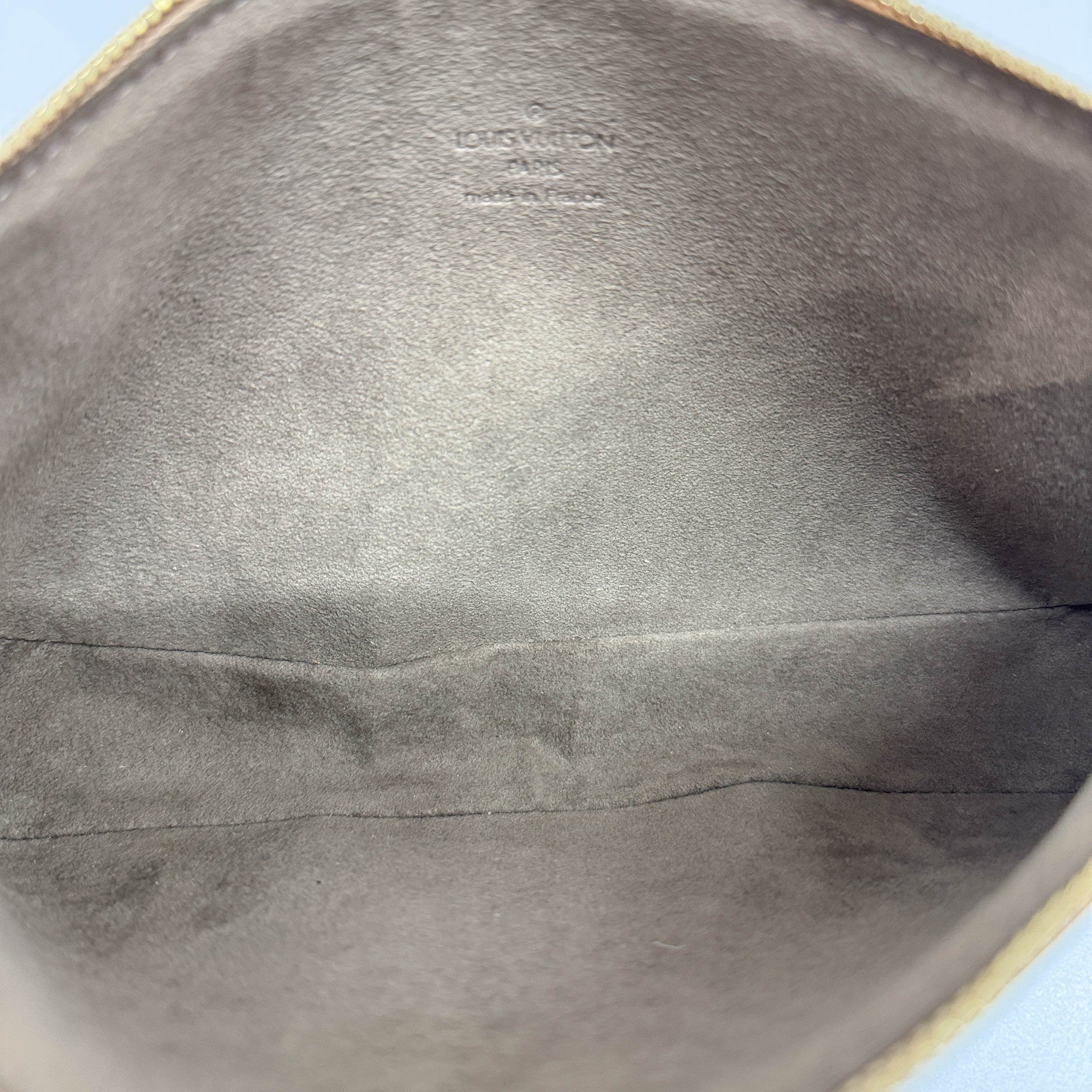 LV x Takashi Murakami Pochette Accessoire Black Monogram Canvas Hand Bag