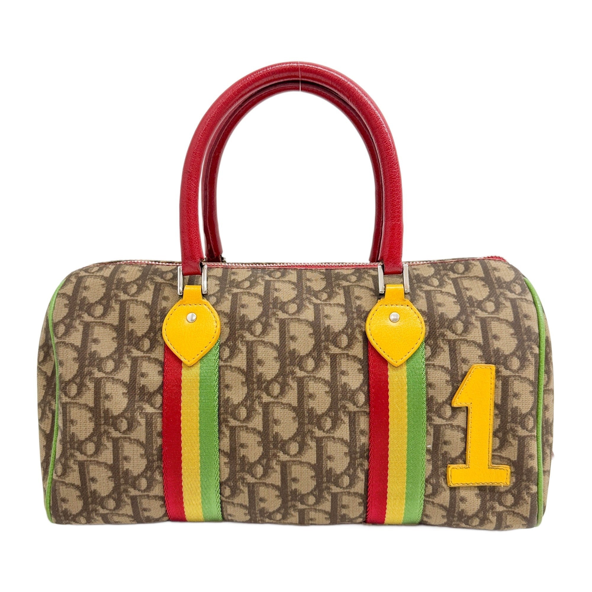 Boston/Bowling Rasta Brown Trotter Canvas Hand Bag