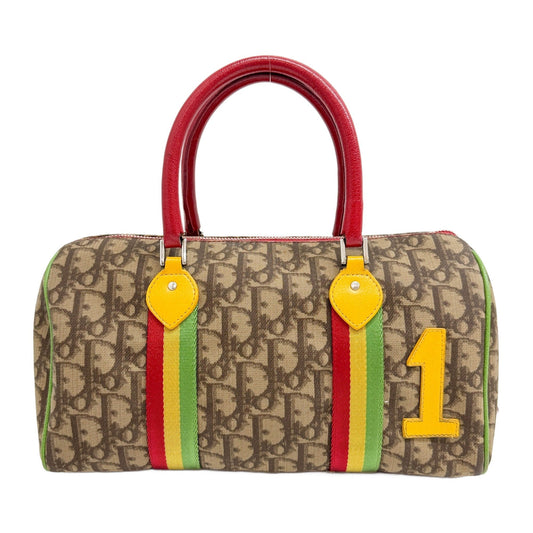 Boston/Bowling Rasta Brown Trotter Canvas Hand Bag