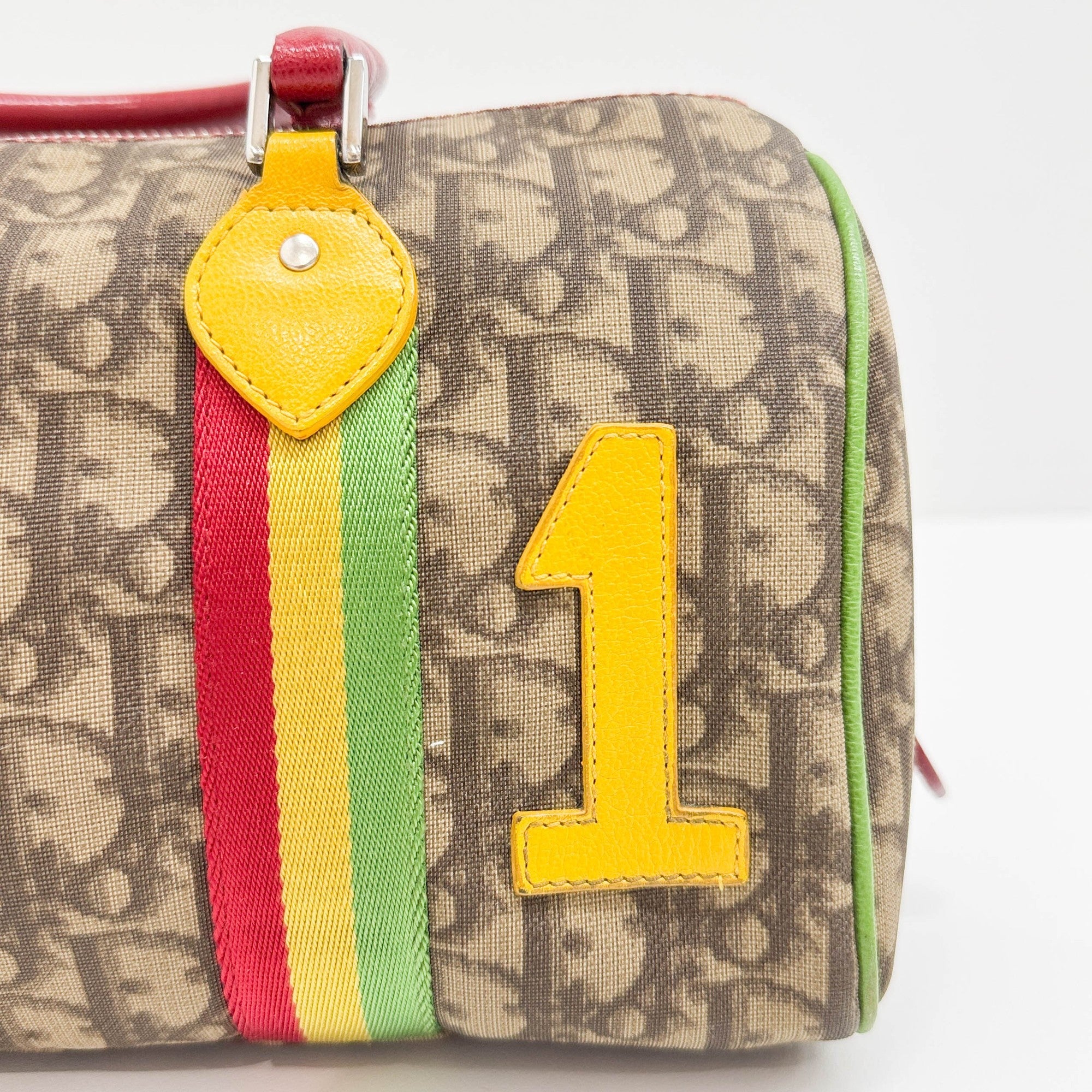 Boston/Bowling Rasta Brown Trotter Canvas Hand Bag