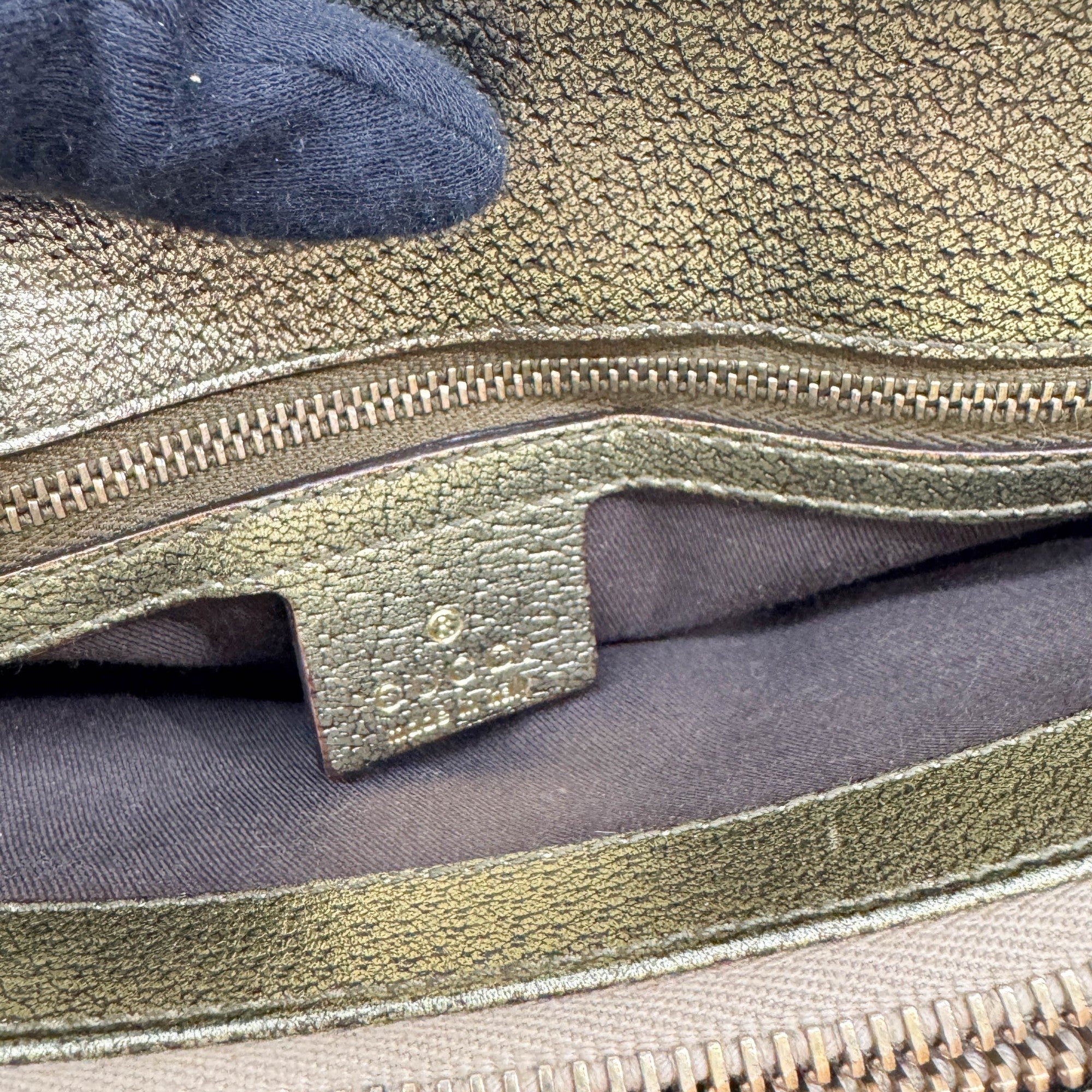 Bamboo Ring Brown GG Canvas Hand Bag