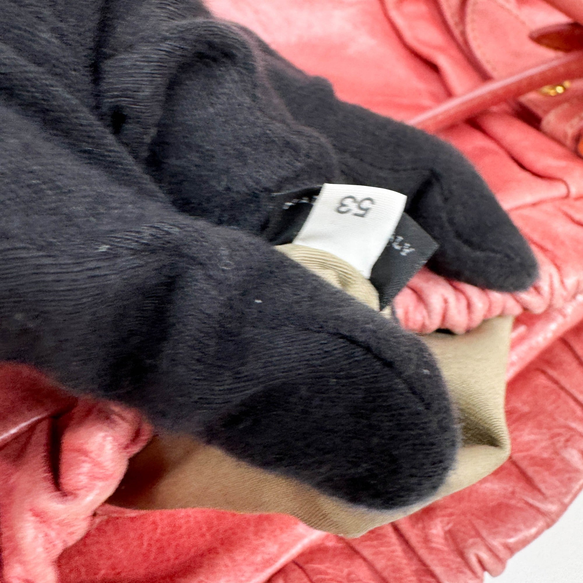 Vitello Pink Leather Two Way Bag