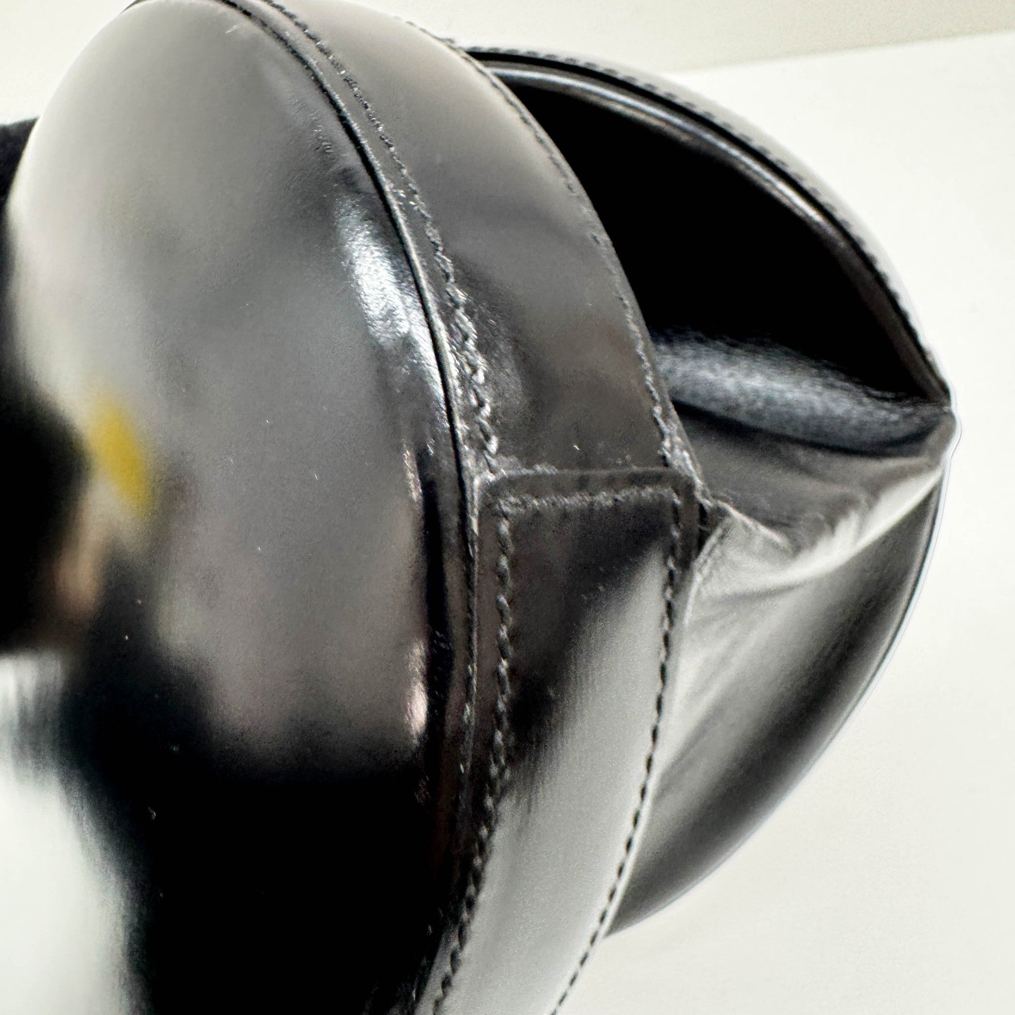 Black Leather Hand Bag