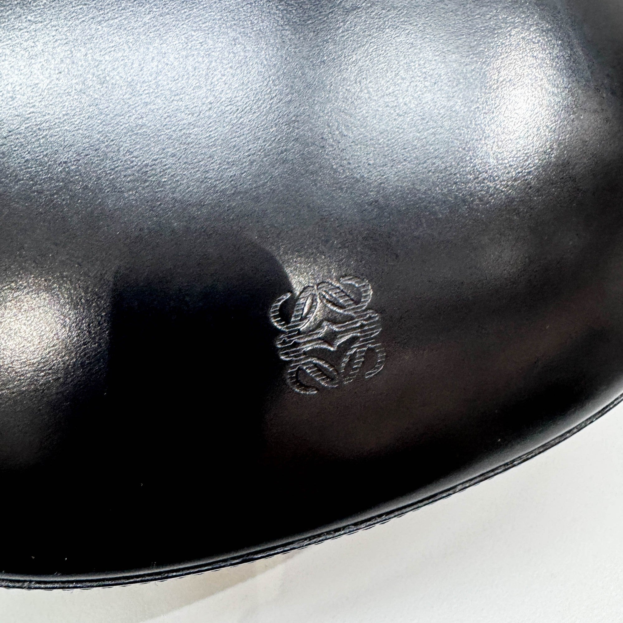 Black Leather Hand Bag