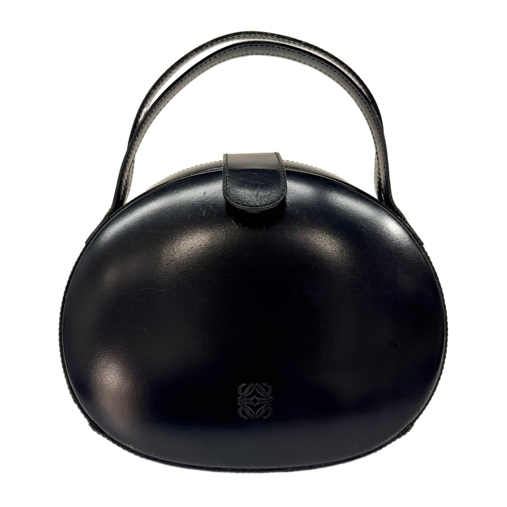 Black Leather Hand Bag