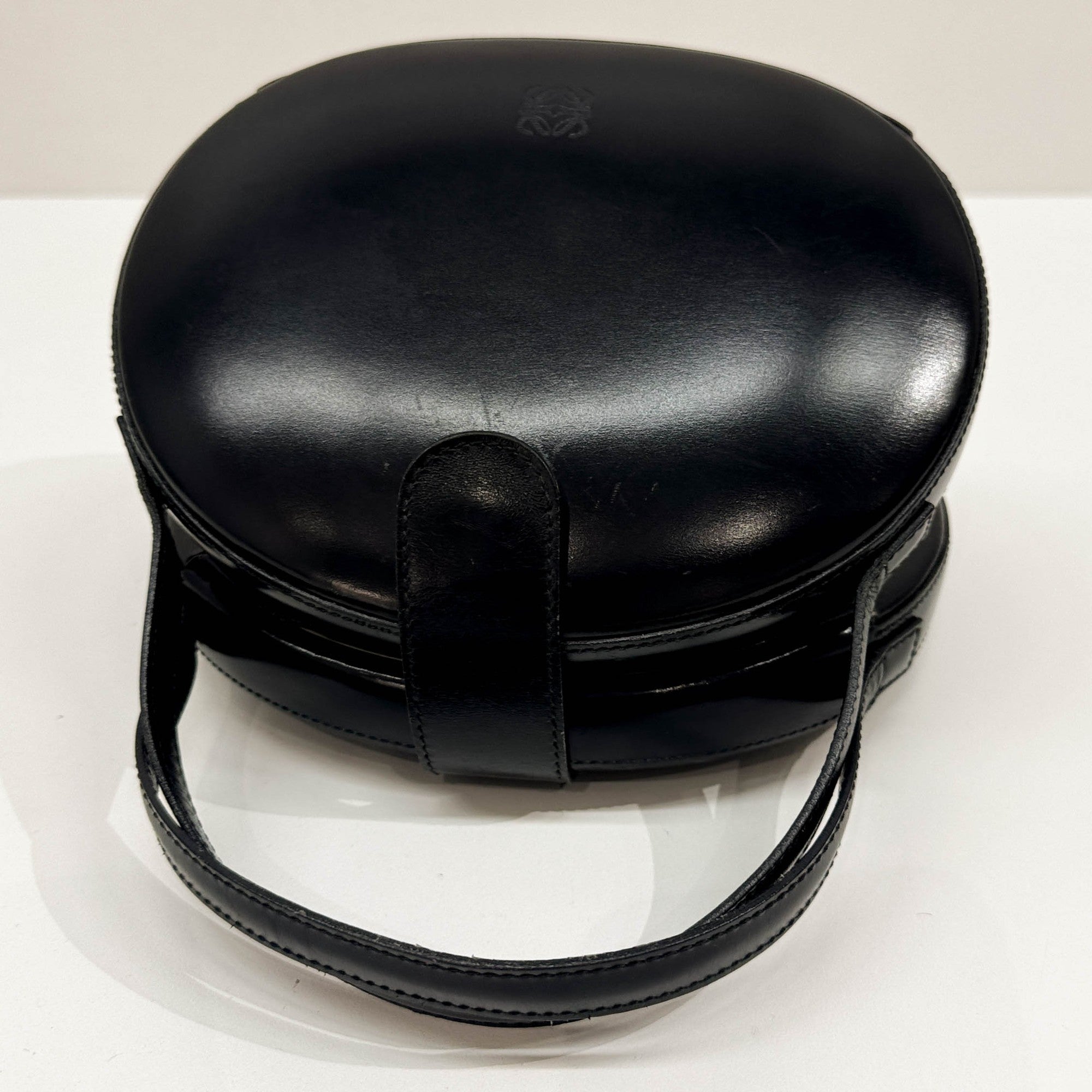 Black Leather Hand Bag
