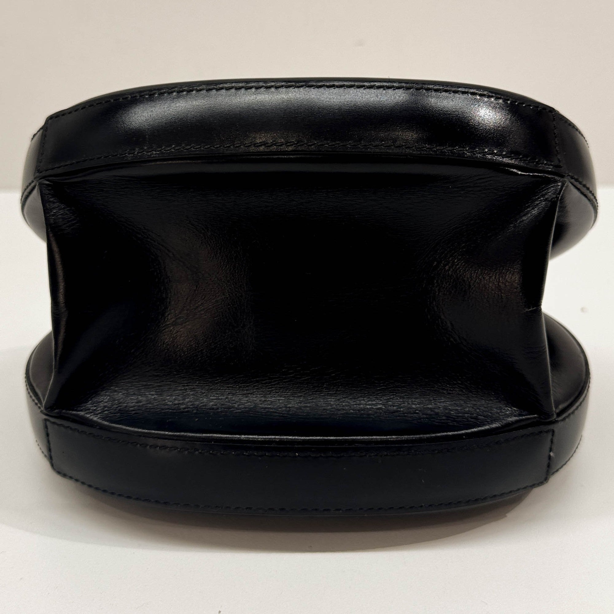 Black Leather Hand Bag