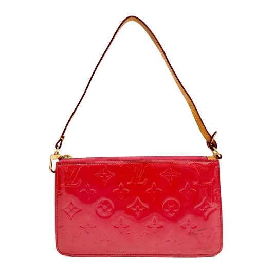 Pochette Accessoire Rose Pink Monogram Canvas Pouch Bag