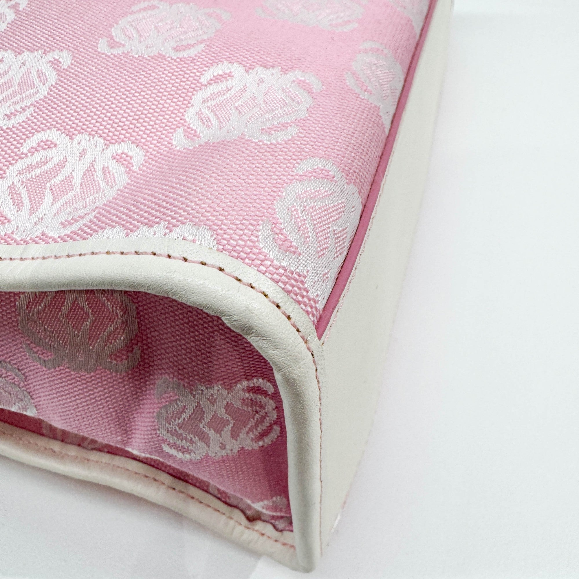 Pink Anagram Canvas Tote Bag