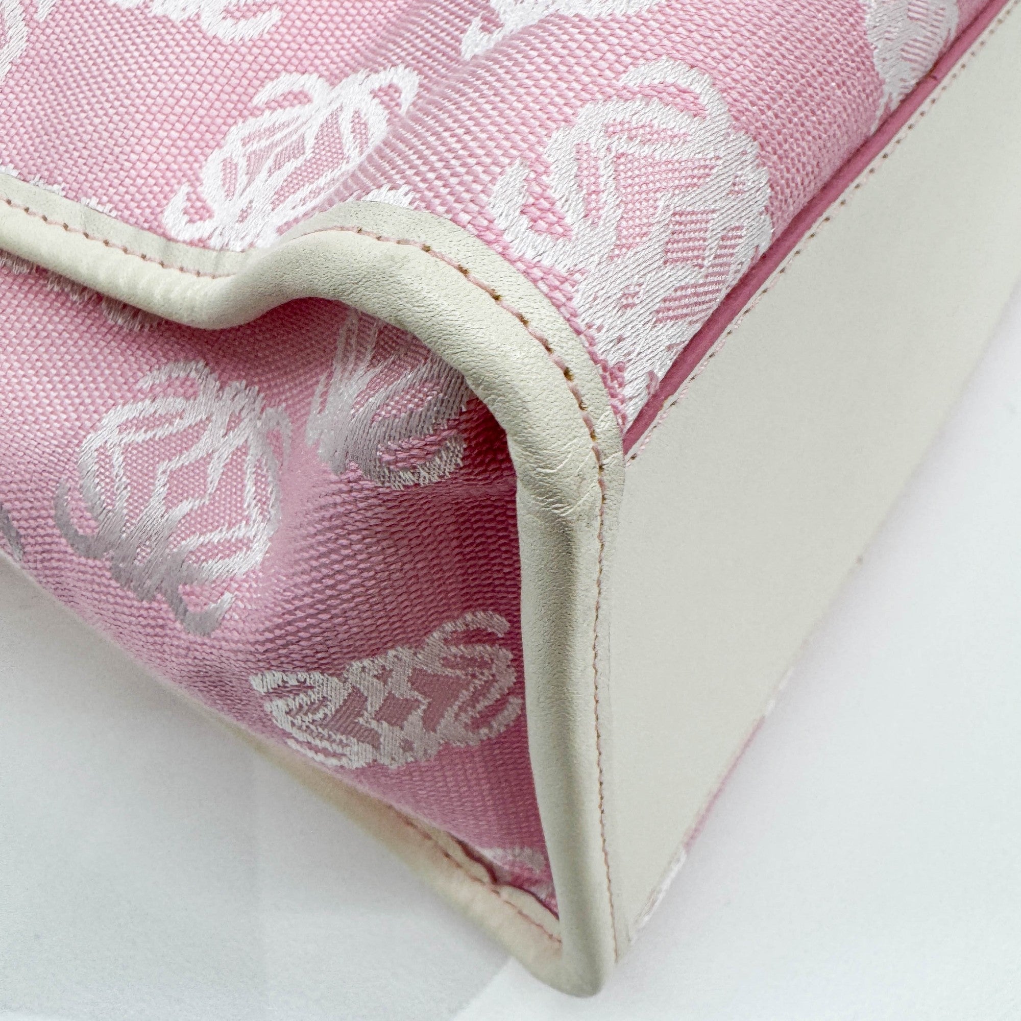 Pink Anagram Canvas Tote Bag