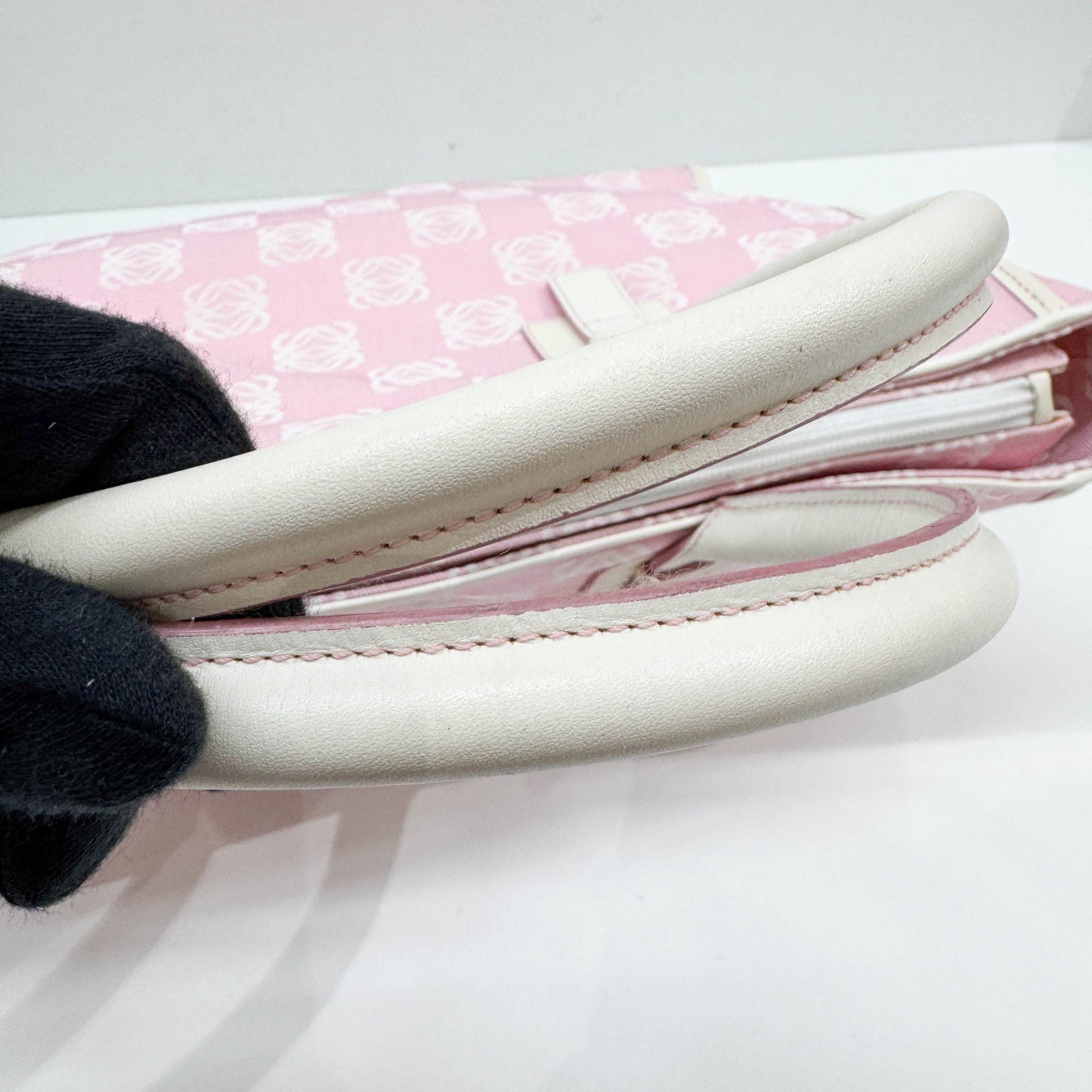 Pink Anagram Canvas Tote Bag