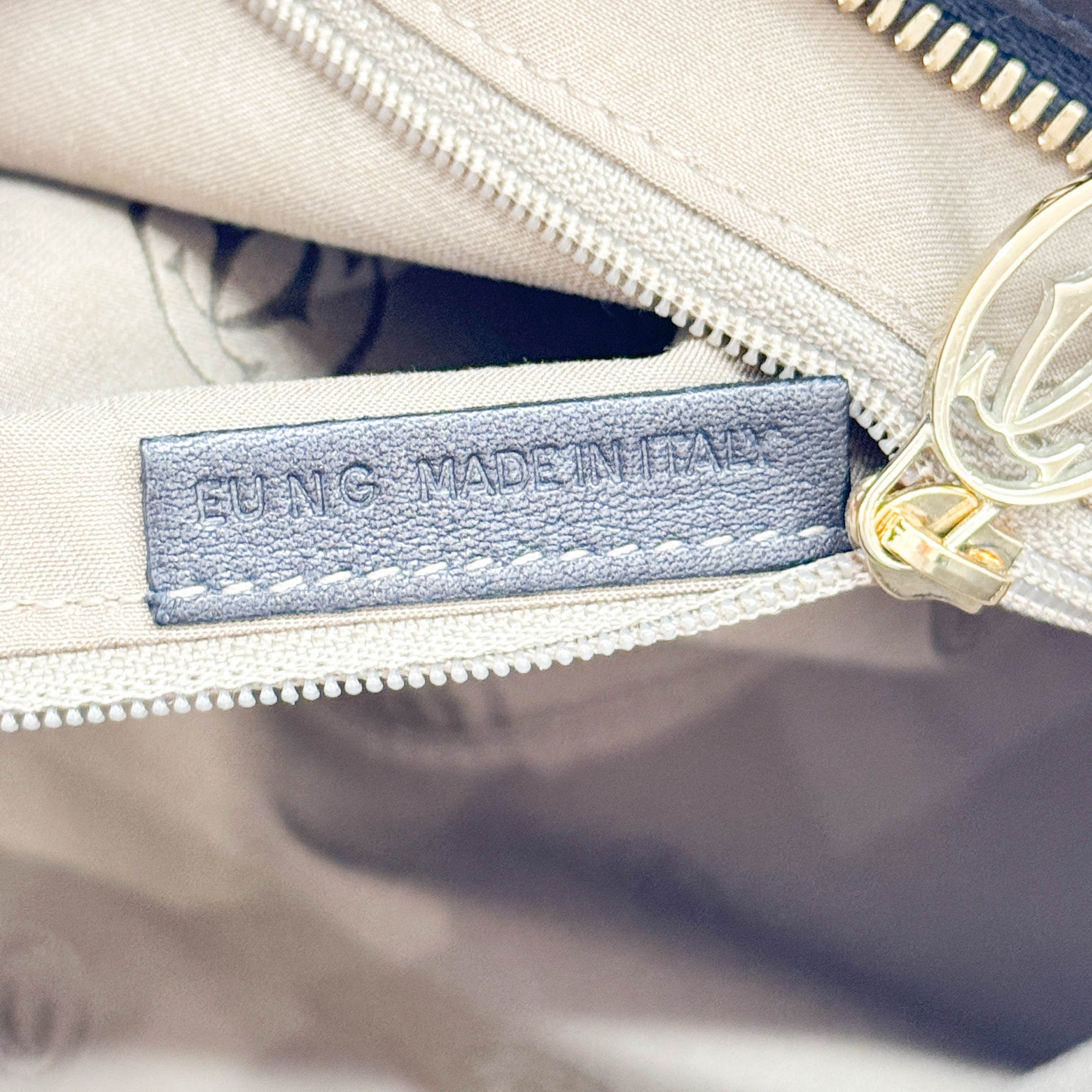 Marcello Black & Beige Zebra Print Fur Shoulder Bag