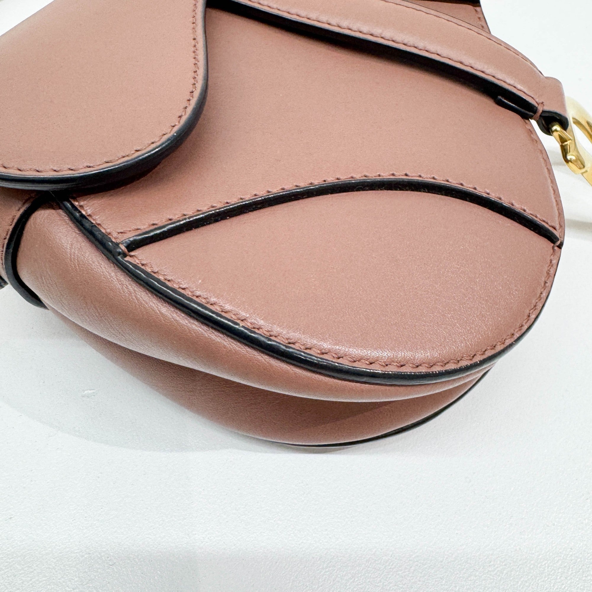 Mni Saddle Rosybrown Leather Two Way Bag