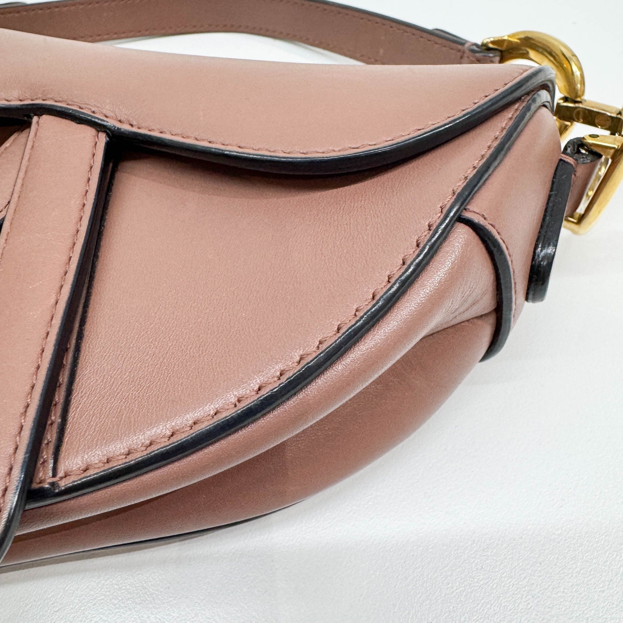 Mni Saddle Rosybrown Leather Two Way Bag