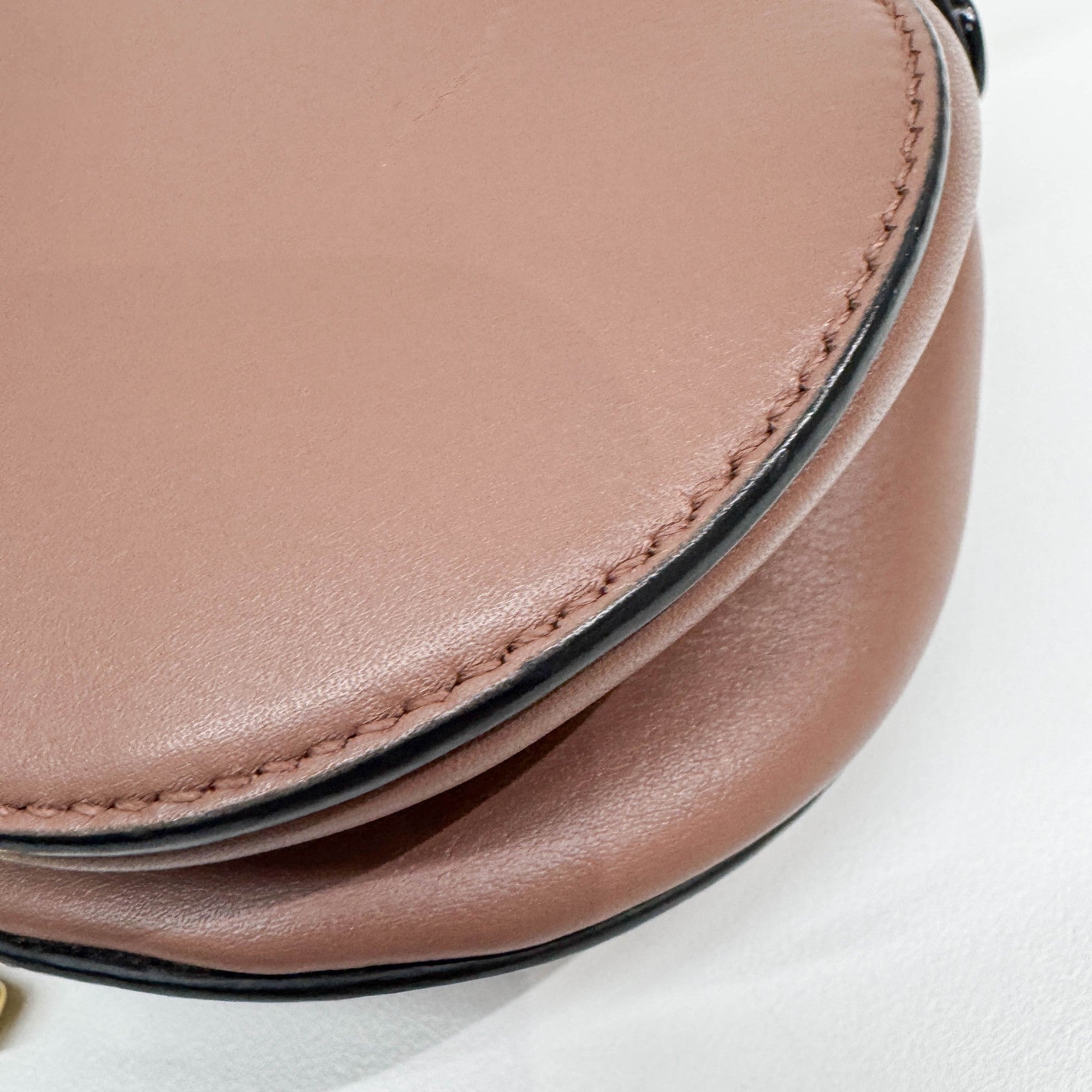 Mni Saddle Rosybrown Leather Two Way Bag