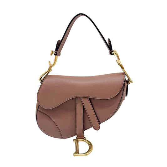 Mni Saddle Rosybrown Leather Two Way Bag