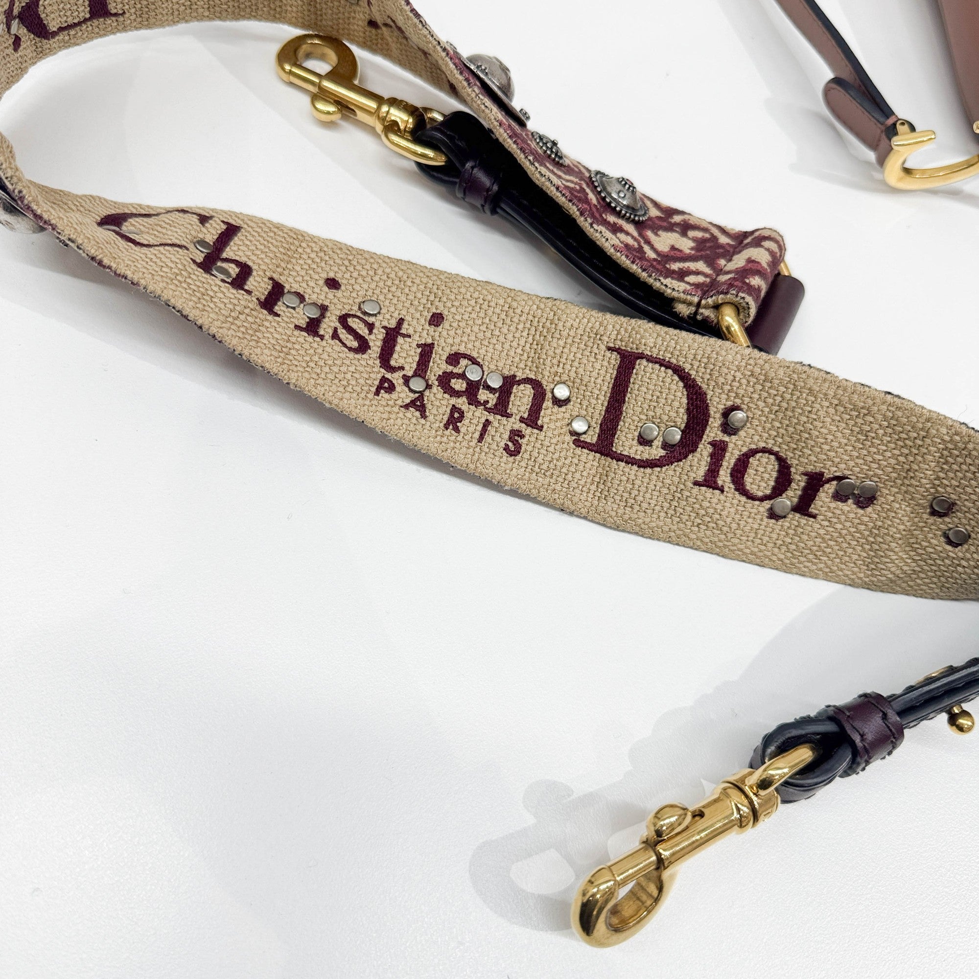 Mni Saddle Rosybrown Leather Two Way Bag