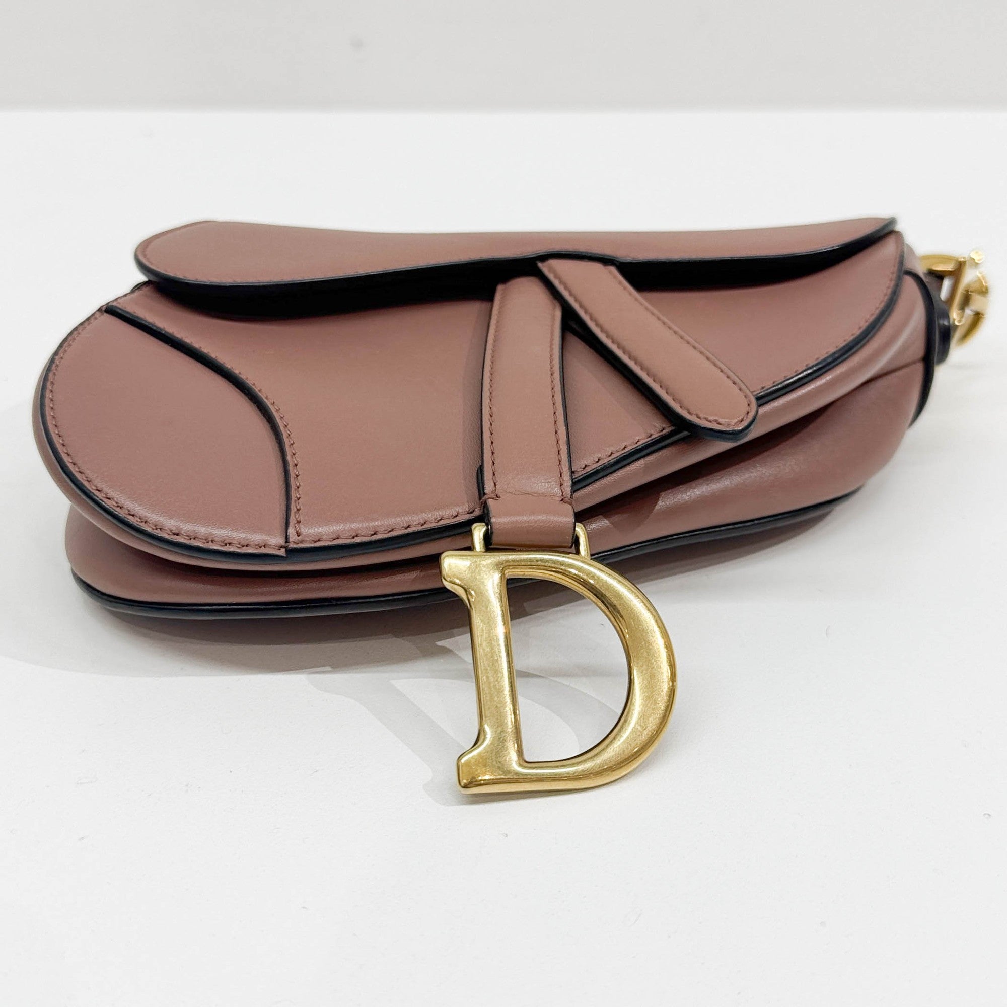 Mni Saddle Rosybrown Leather Two Way Bag