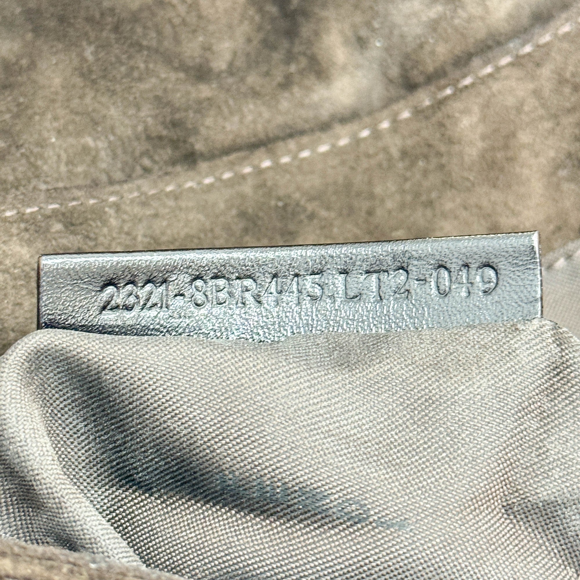 Chef Brown Suede Shoulder Bag