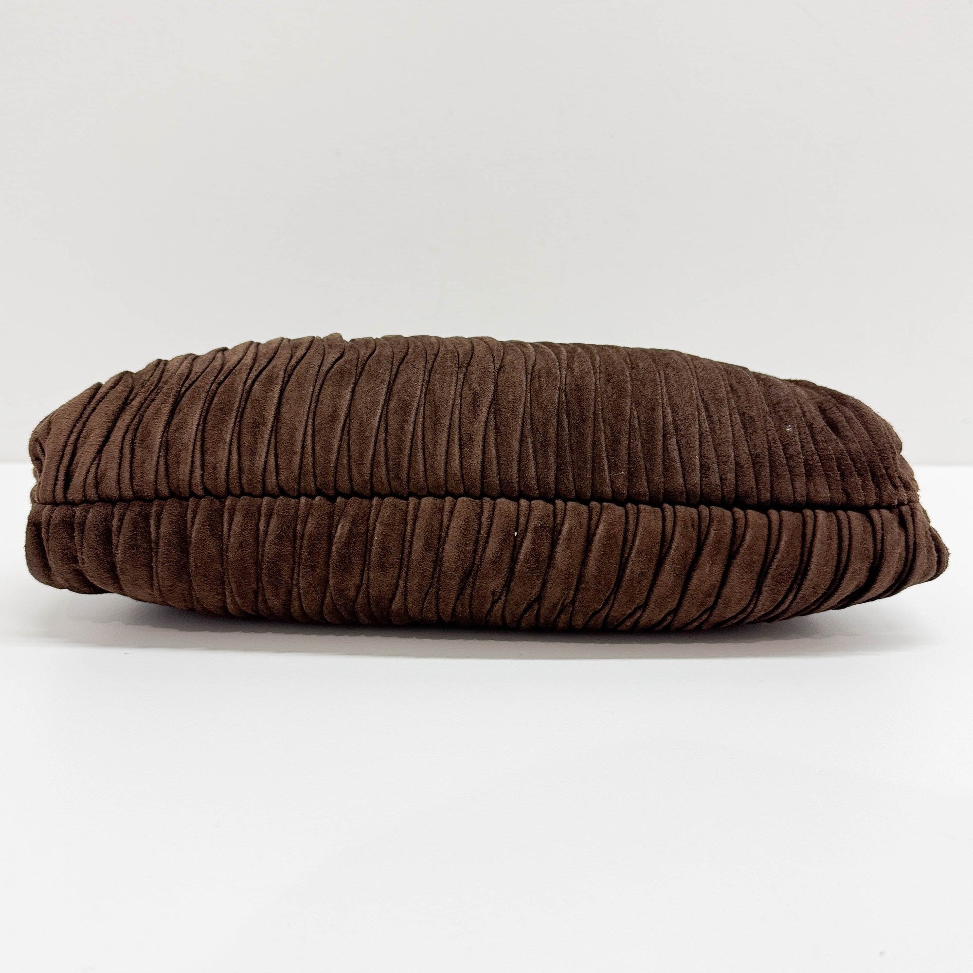 Chef Brown Suede Shoulder Bag