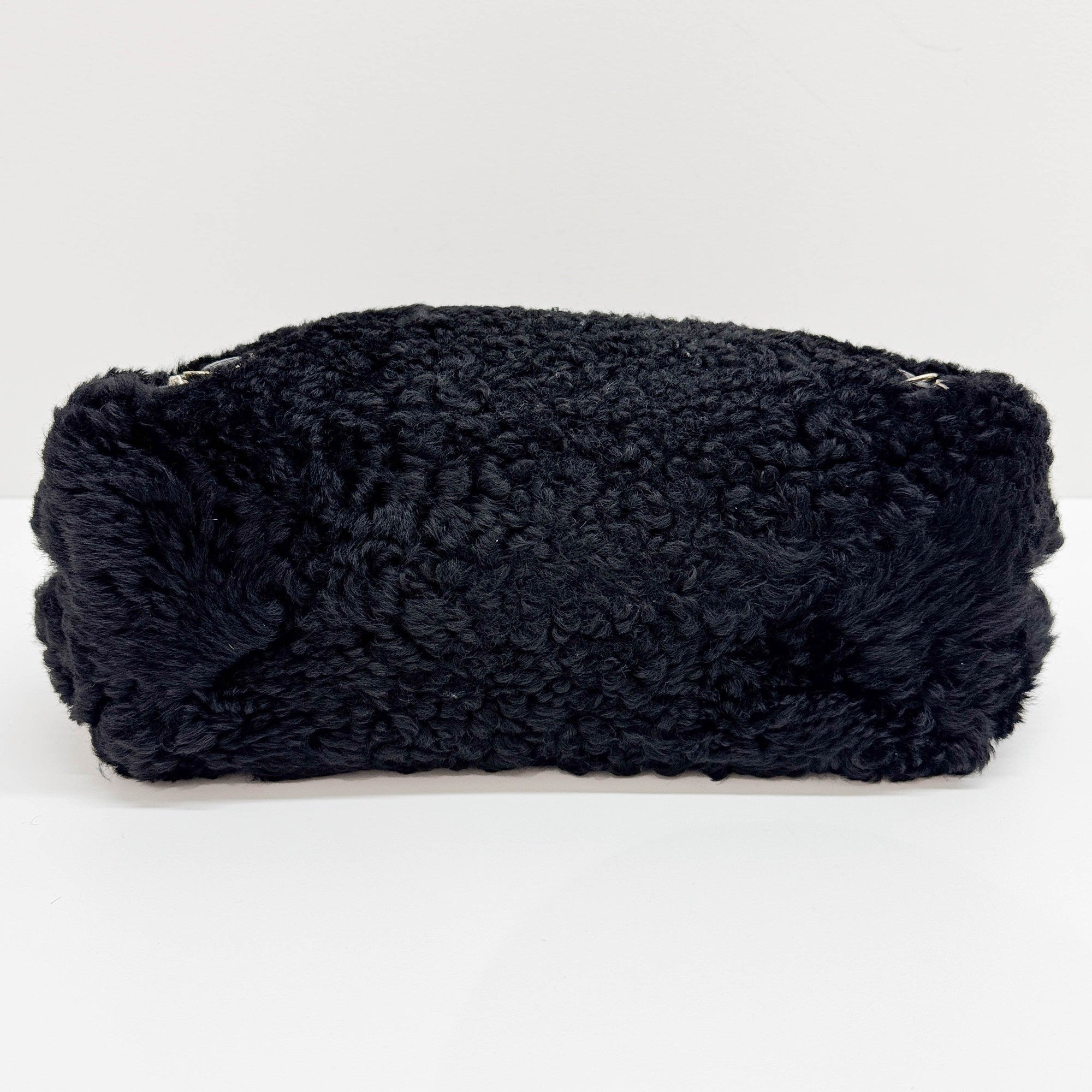 Papier Black Wool Two Way Bag