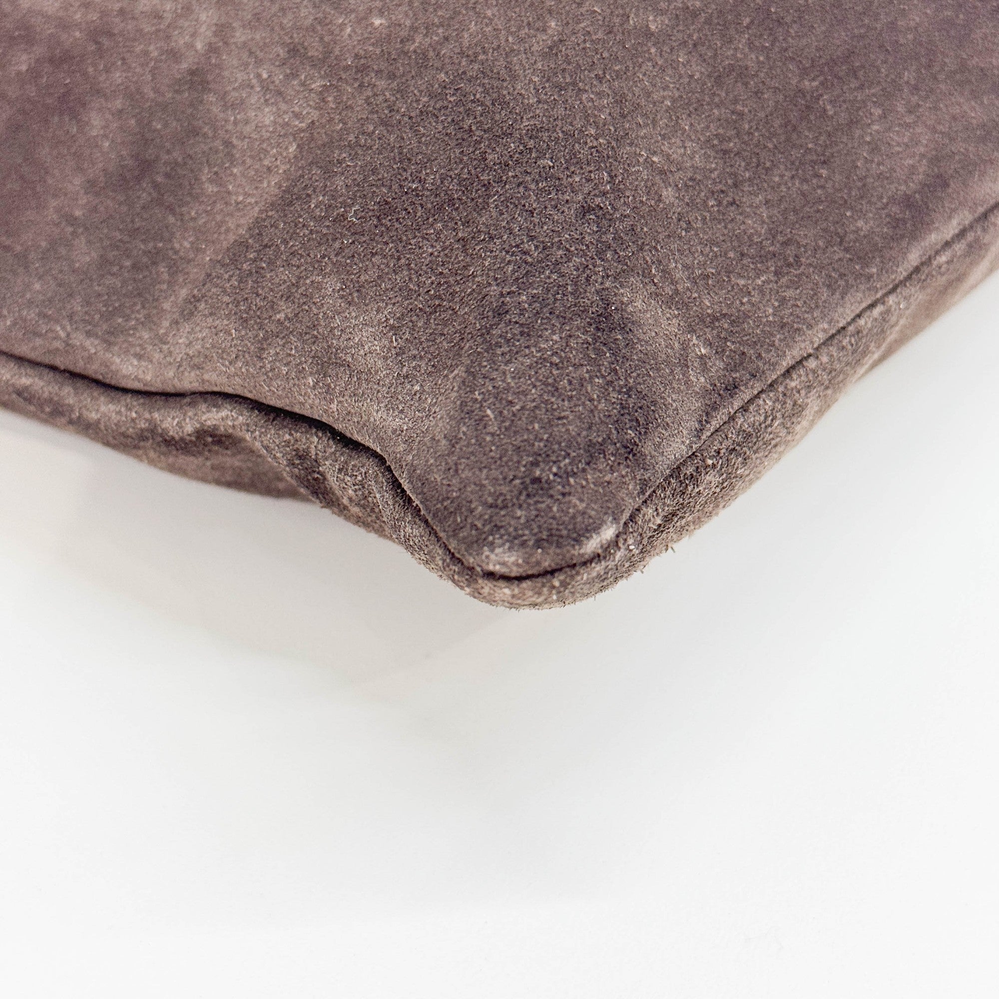 Kahala Brown Suede Tote Bag