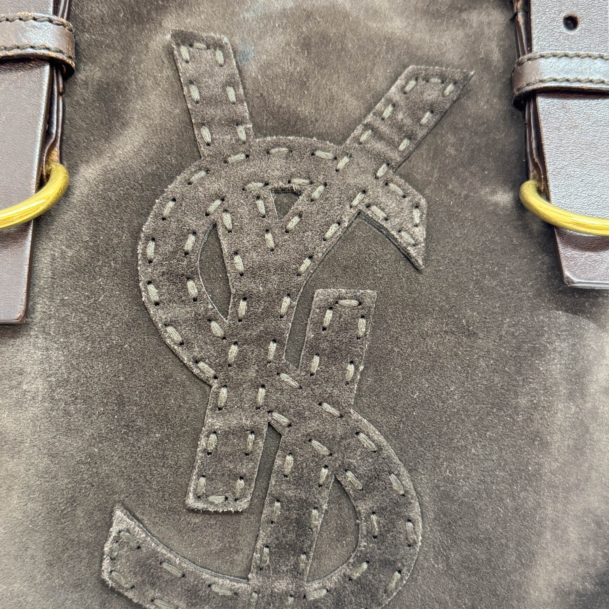 Kahala Brown Suede Tote Bag