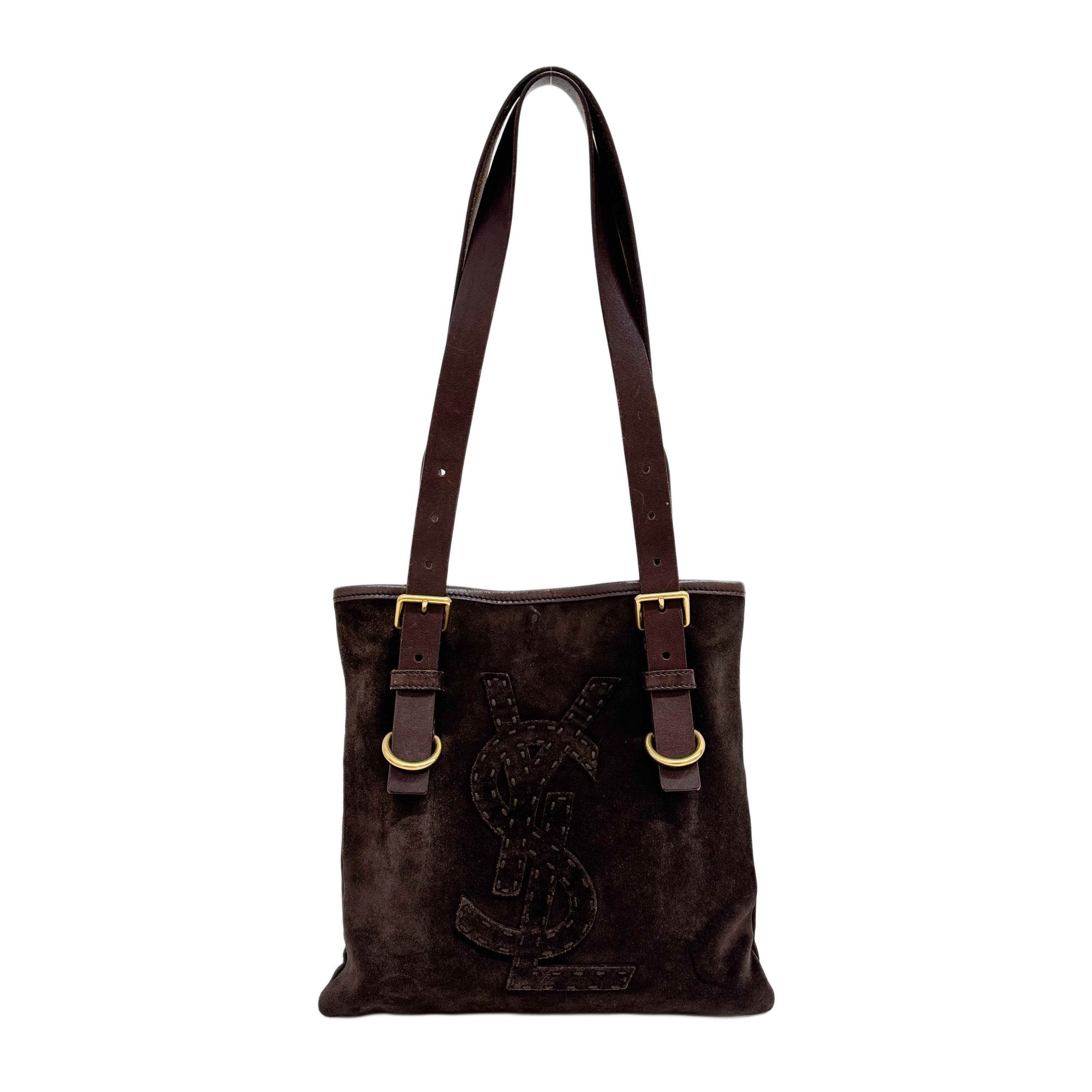 Kahala Brown Suede Tote Bag