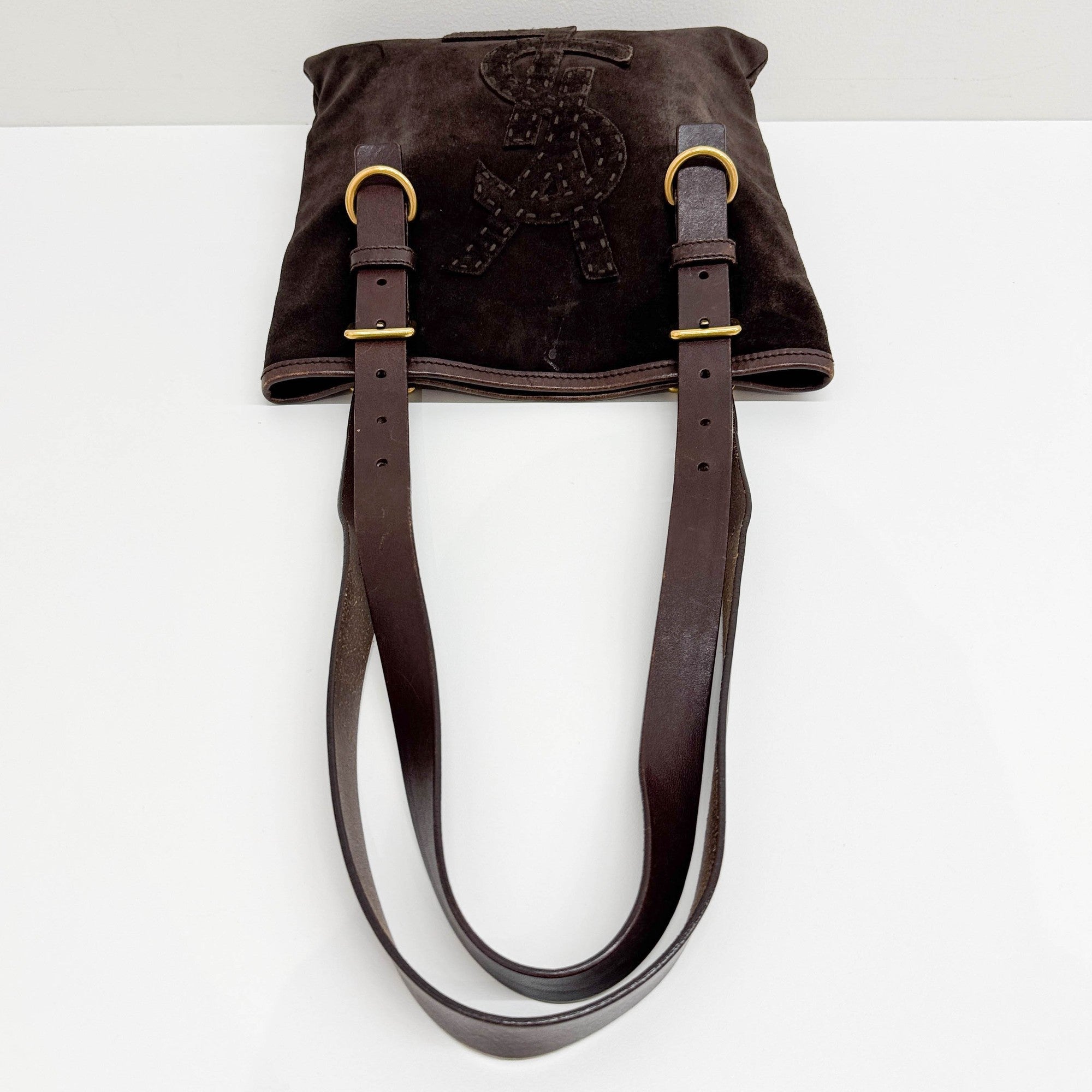 Kahala Brown Suede Tote Bag