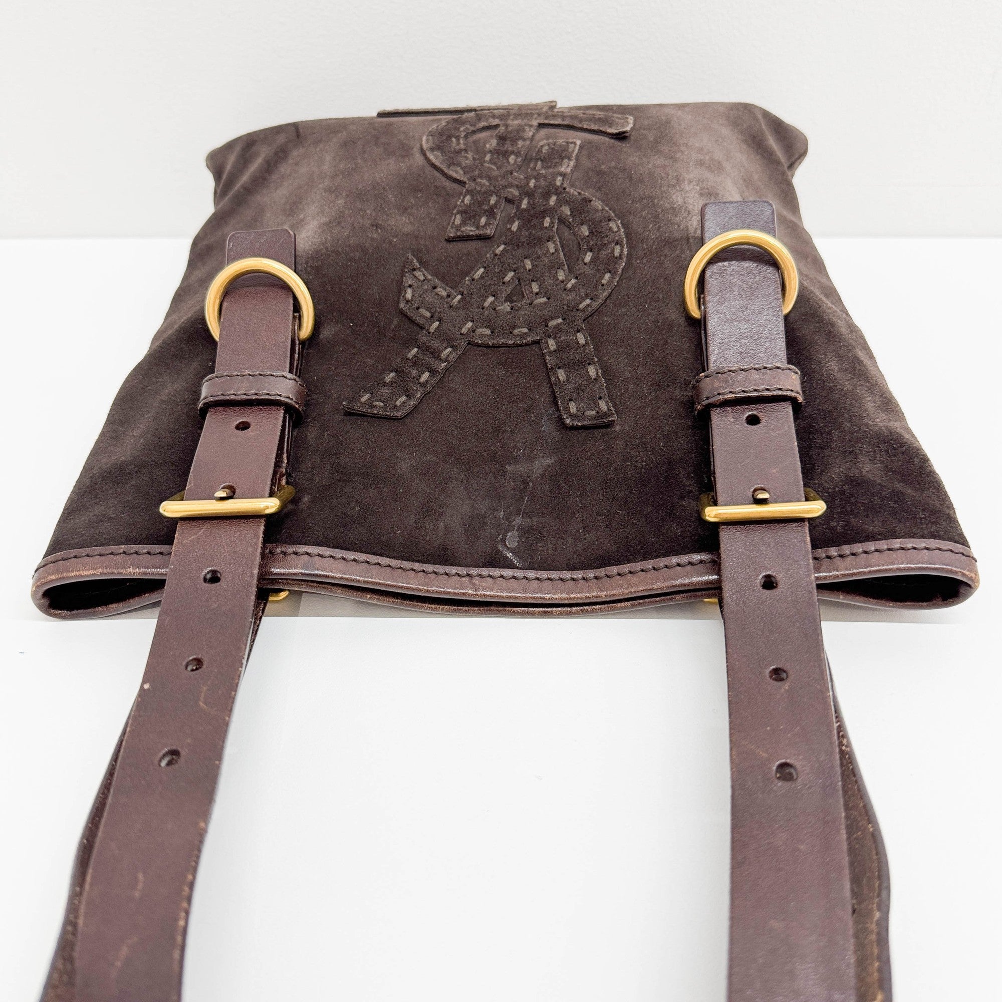 Kahala Brown Suede Tote Bag