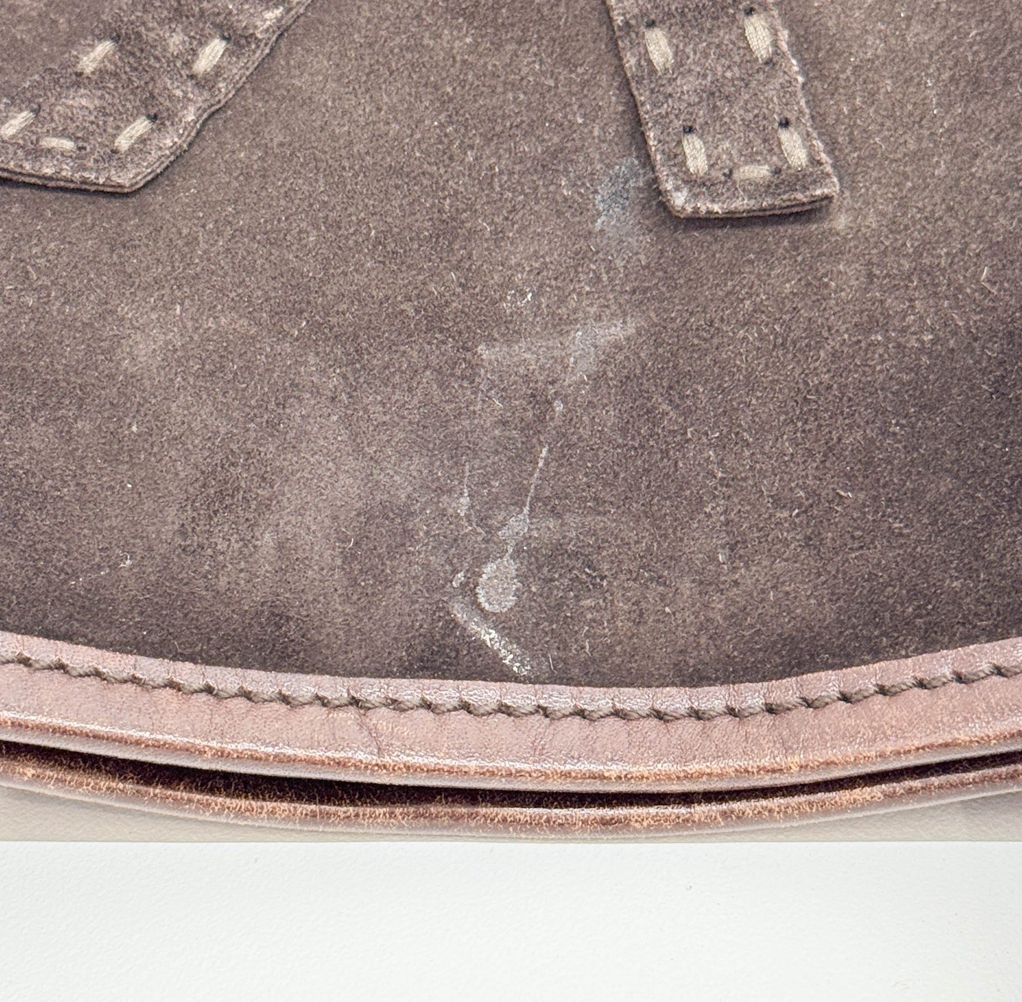 Kahala Brown Suede Tote Bag