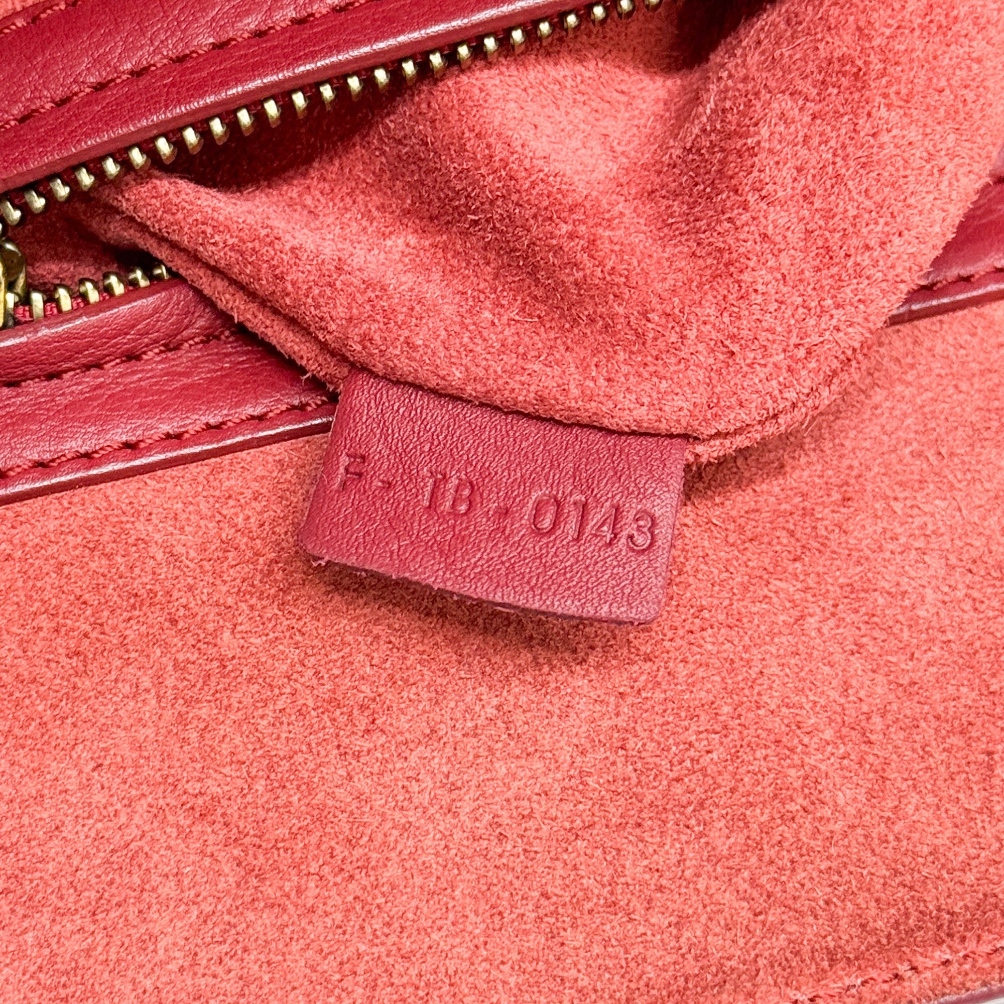 Luggage Phantom Red Leather Hand Bag