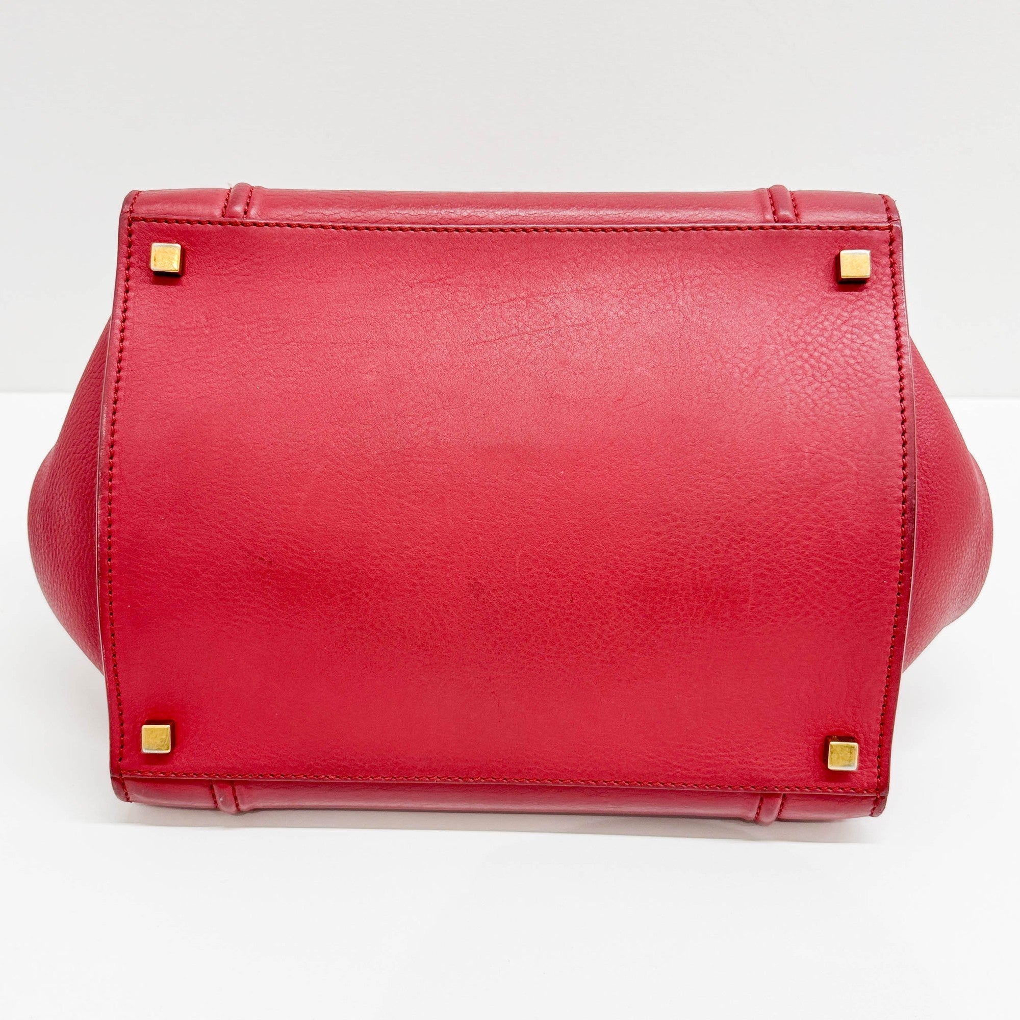Luggage Phantom Red Leather Hand Bag