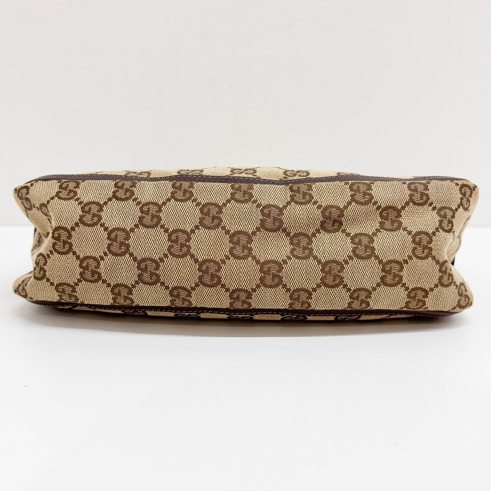 Abbey Brown GG Canvas Shoulder Bag