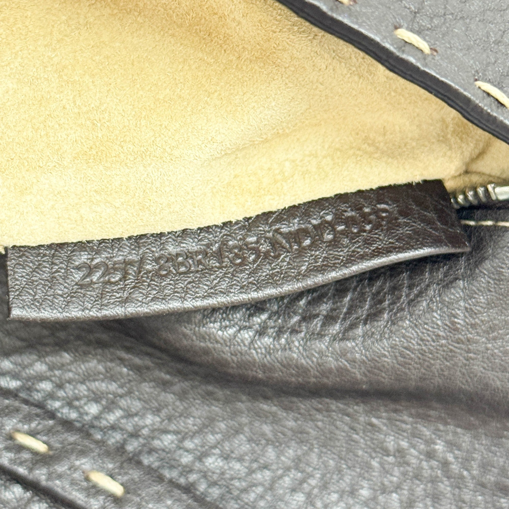 Mini Mamma Baguette Brown Leather Shoulder Bag