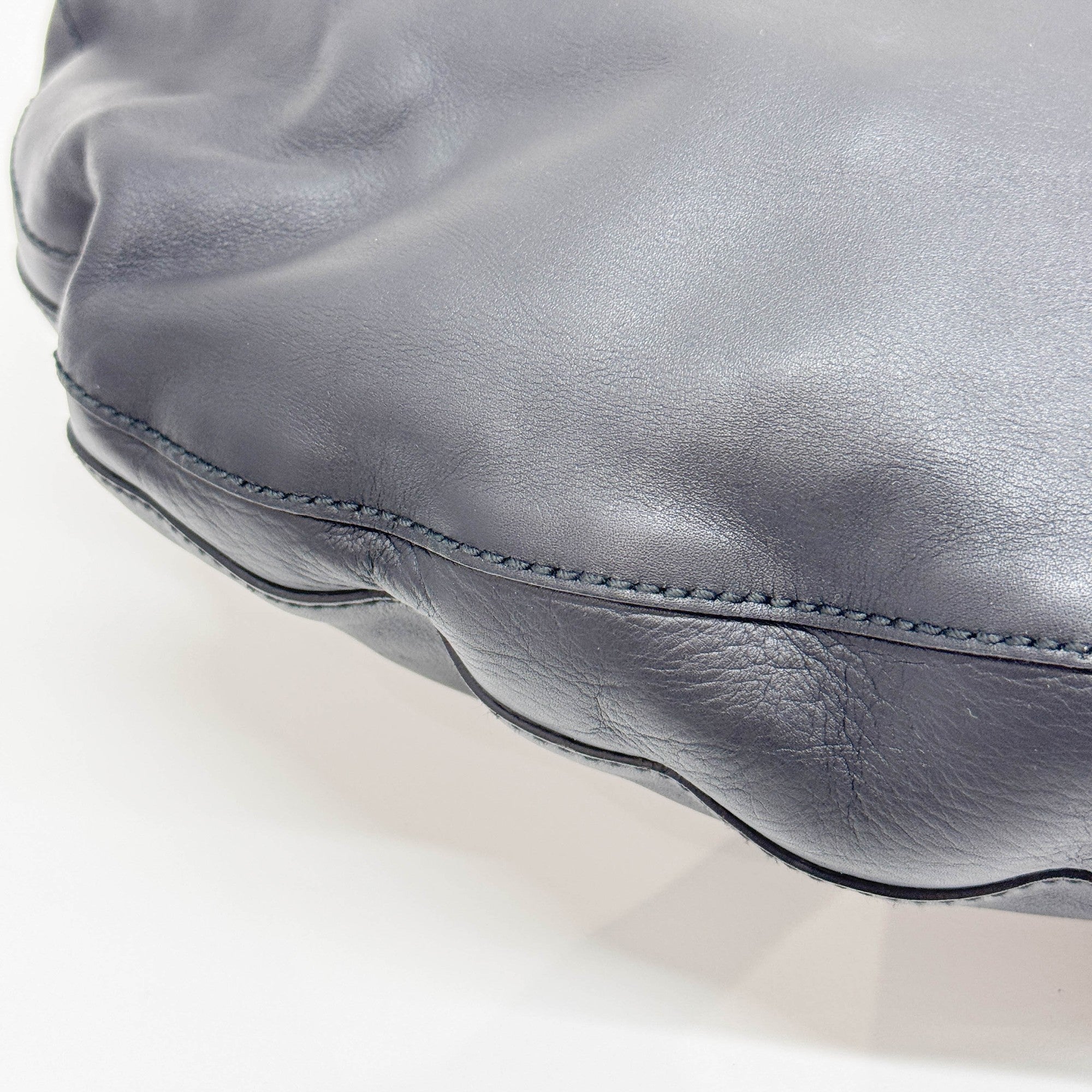 Black Leather Shoulder Bag