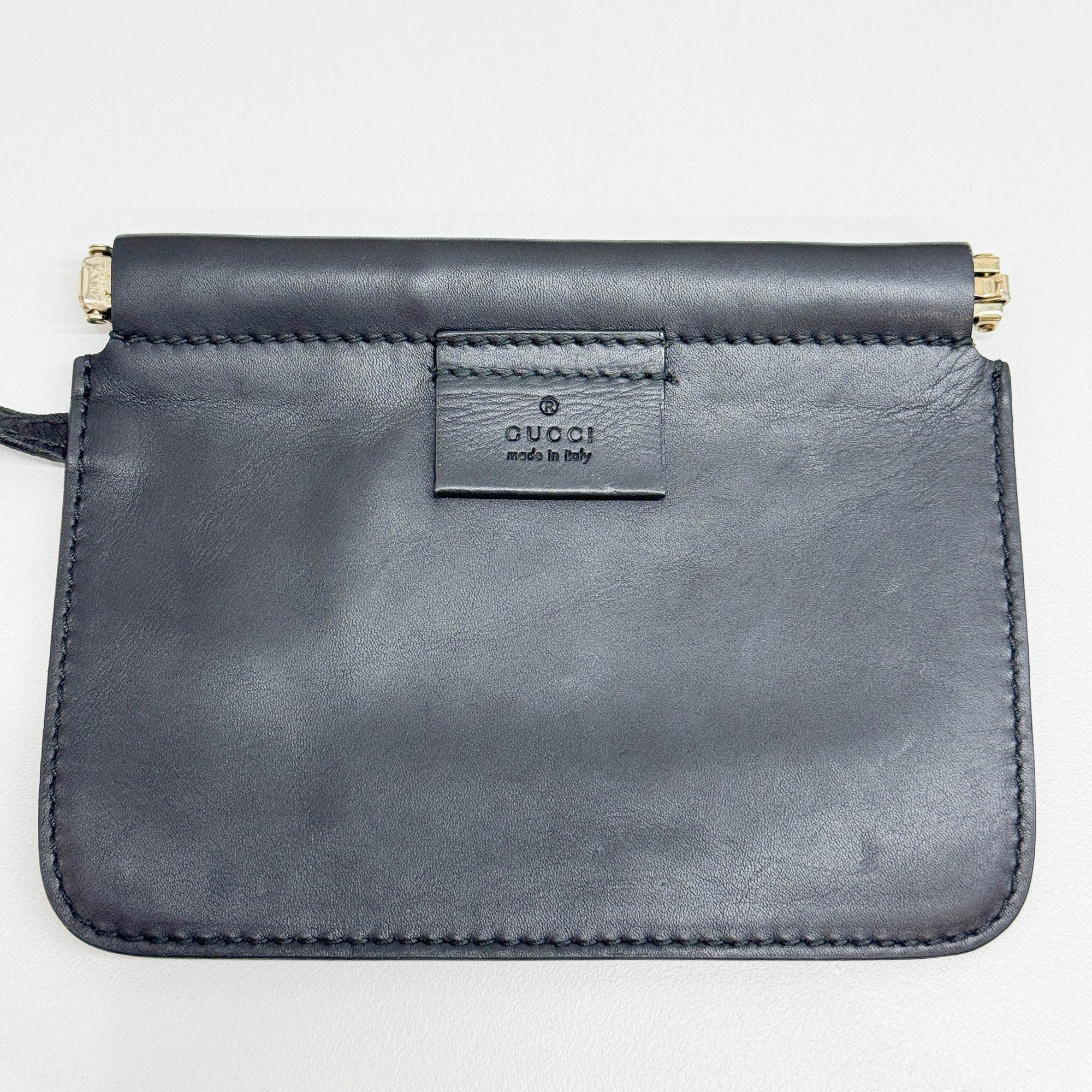 Black Leather Shoulder Bag