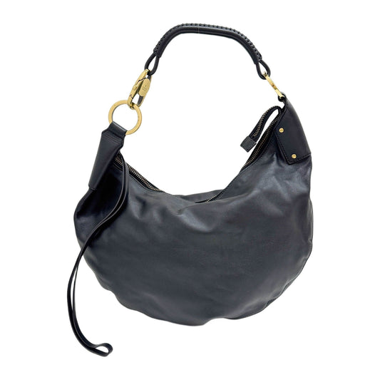 Black Leather Shoulder Bag