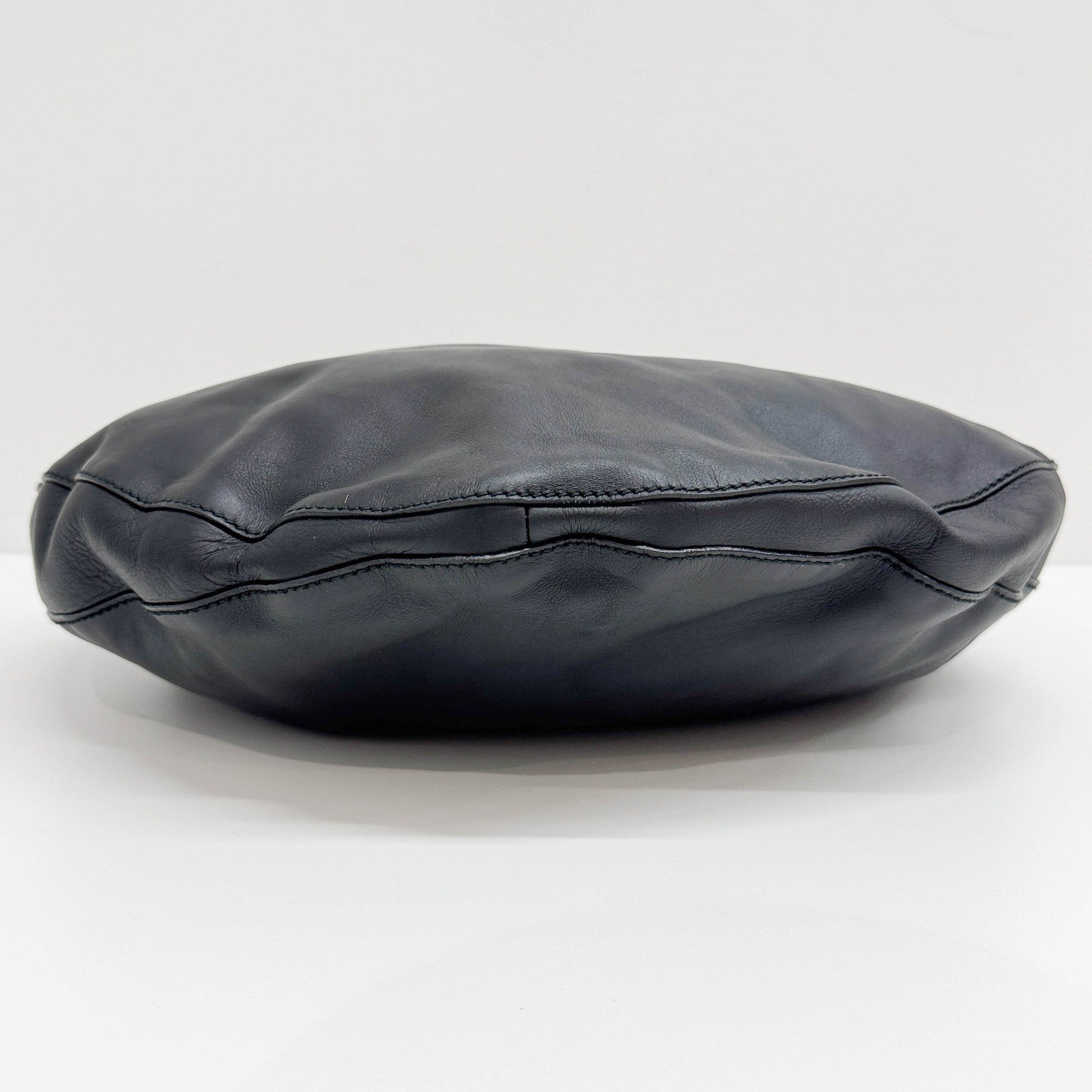 Black Leather Shoulder Bag