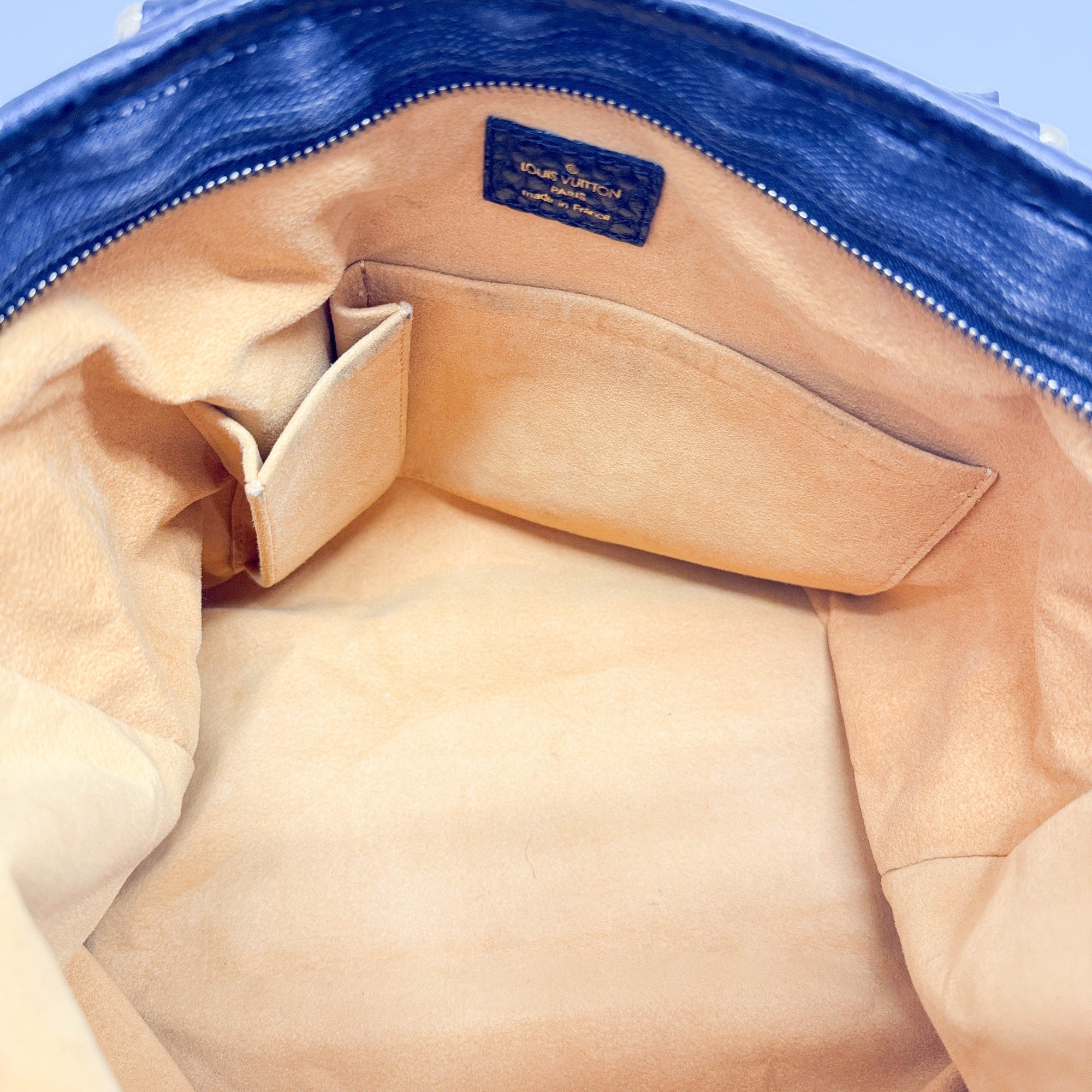 Neo Cabby Black Monogram Canvas Denim Two Way Bag