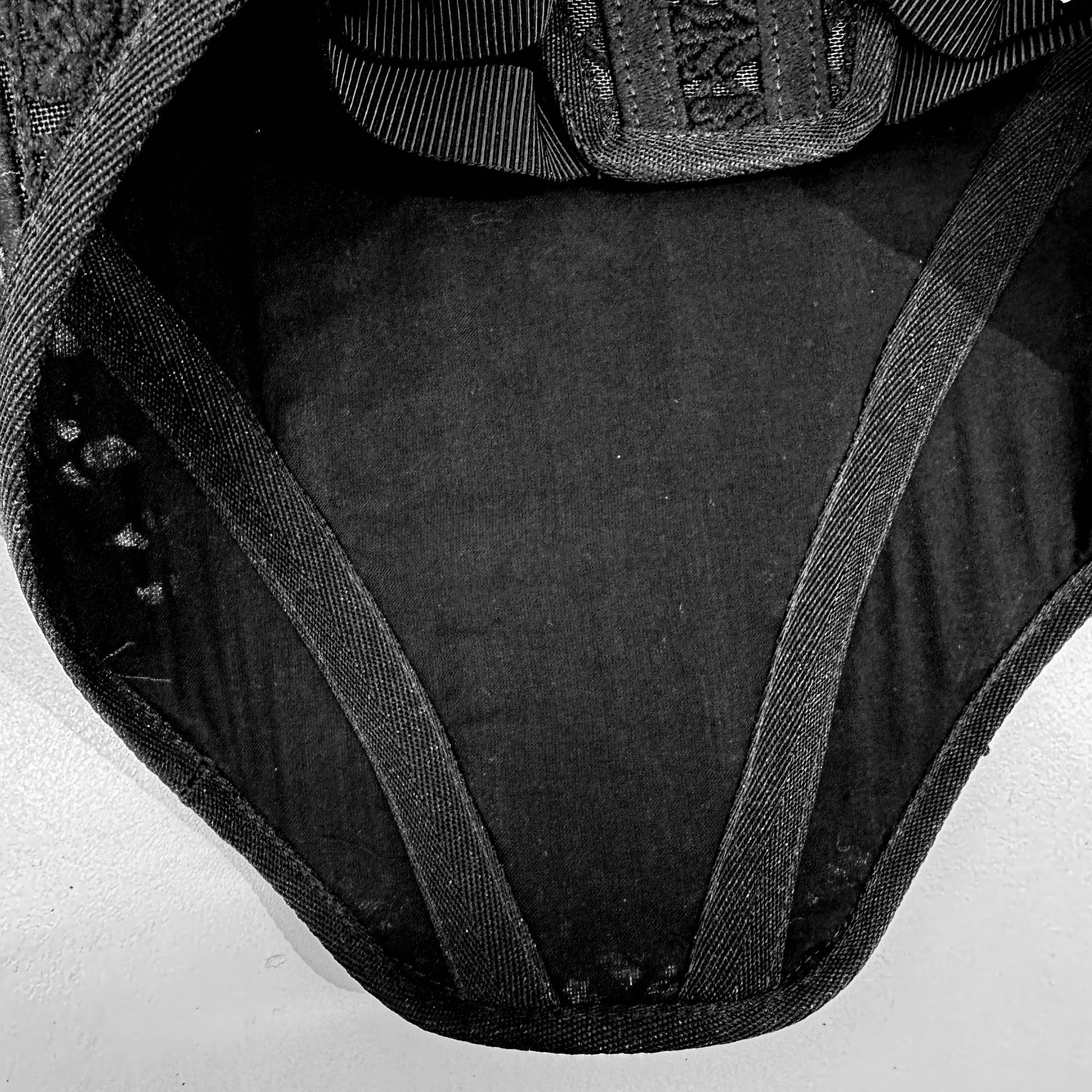 Size 36 EU Floral Applique Black Cotton Bustier