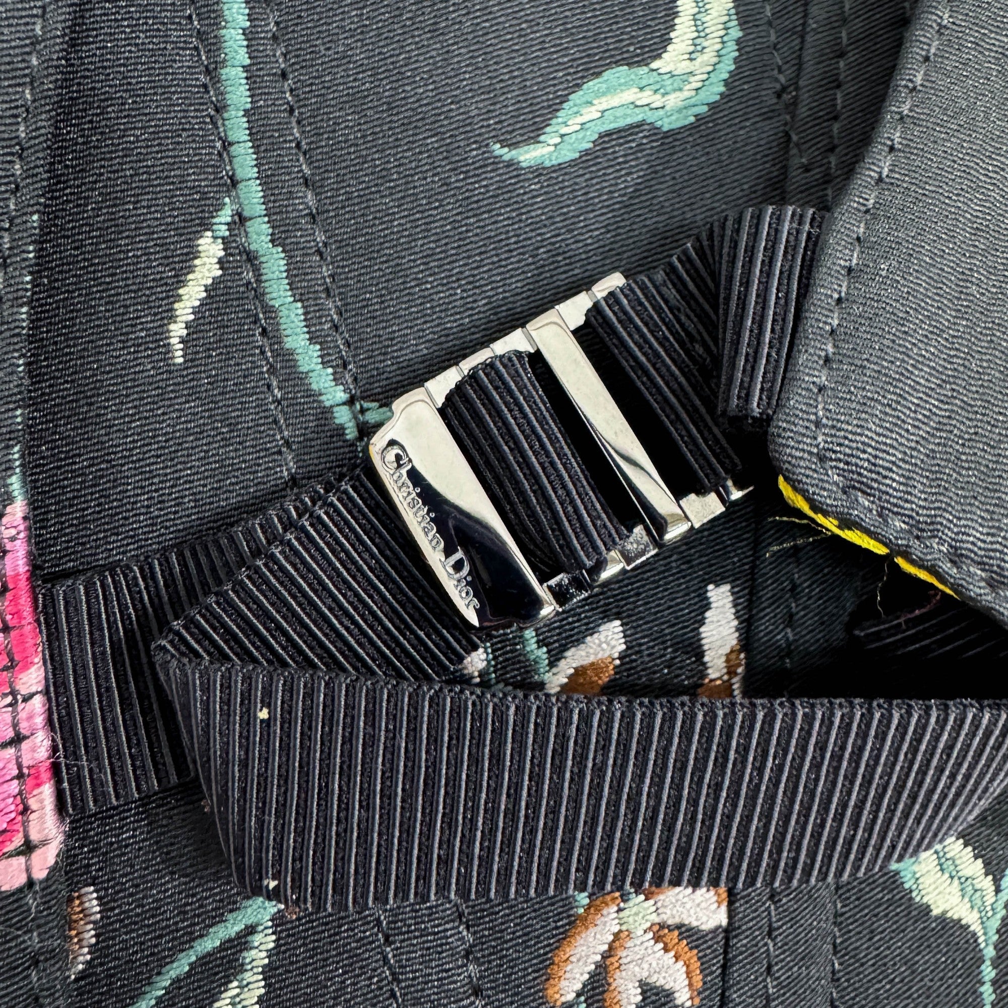 Size 36 EU Floral Embroidered Black Polyester Bustier