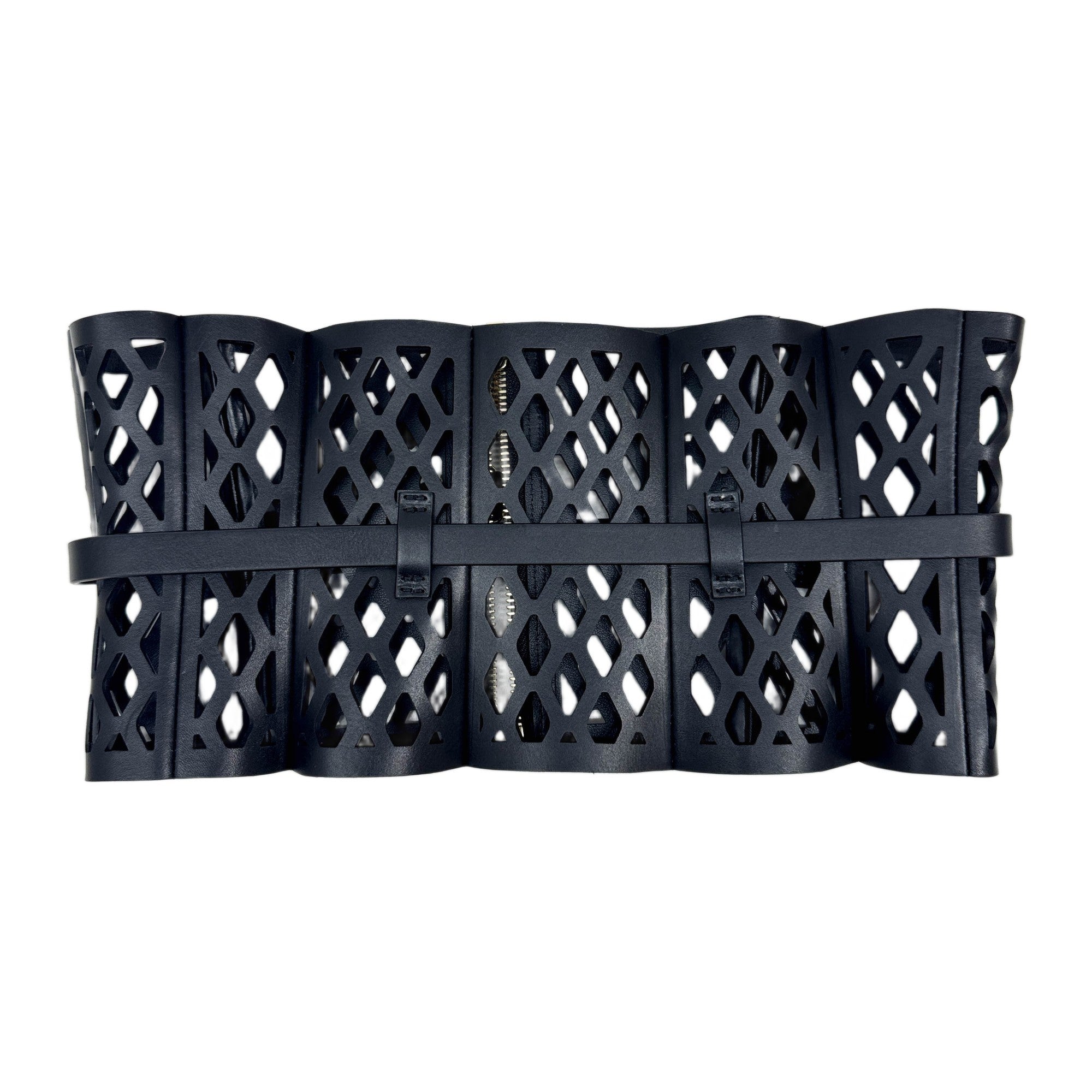 Size 70cm Black Leather Corset Belt