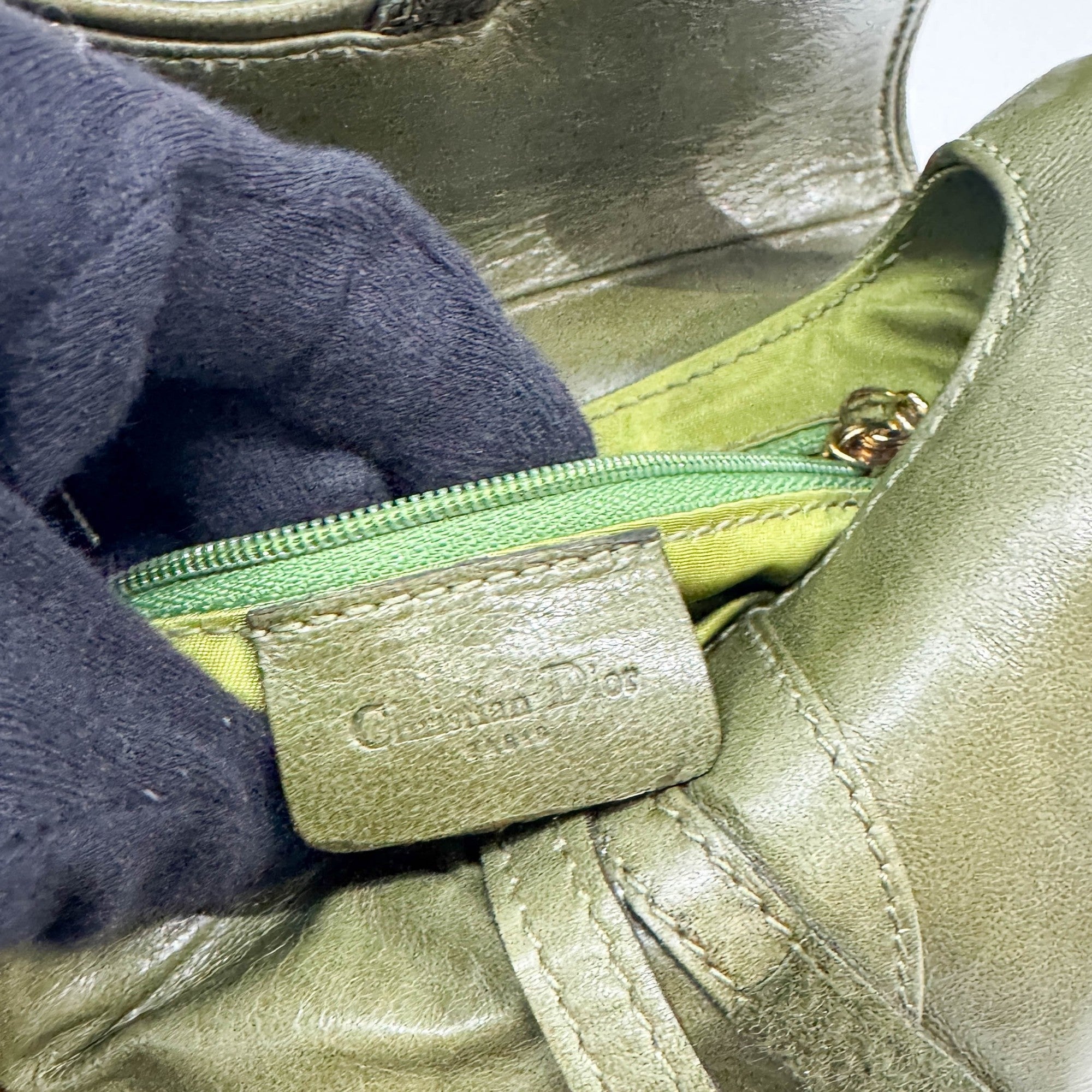 Mini Saddle Olive Green Shoulder Bag