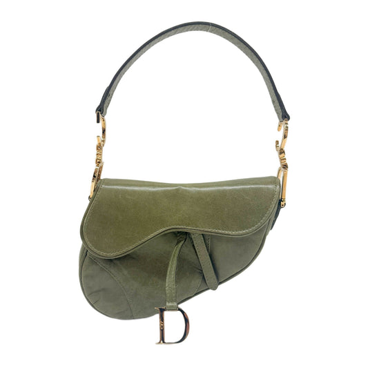 Mini Saddle Olive Green Shoulder Bag