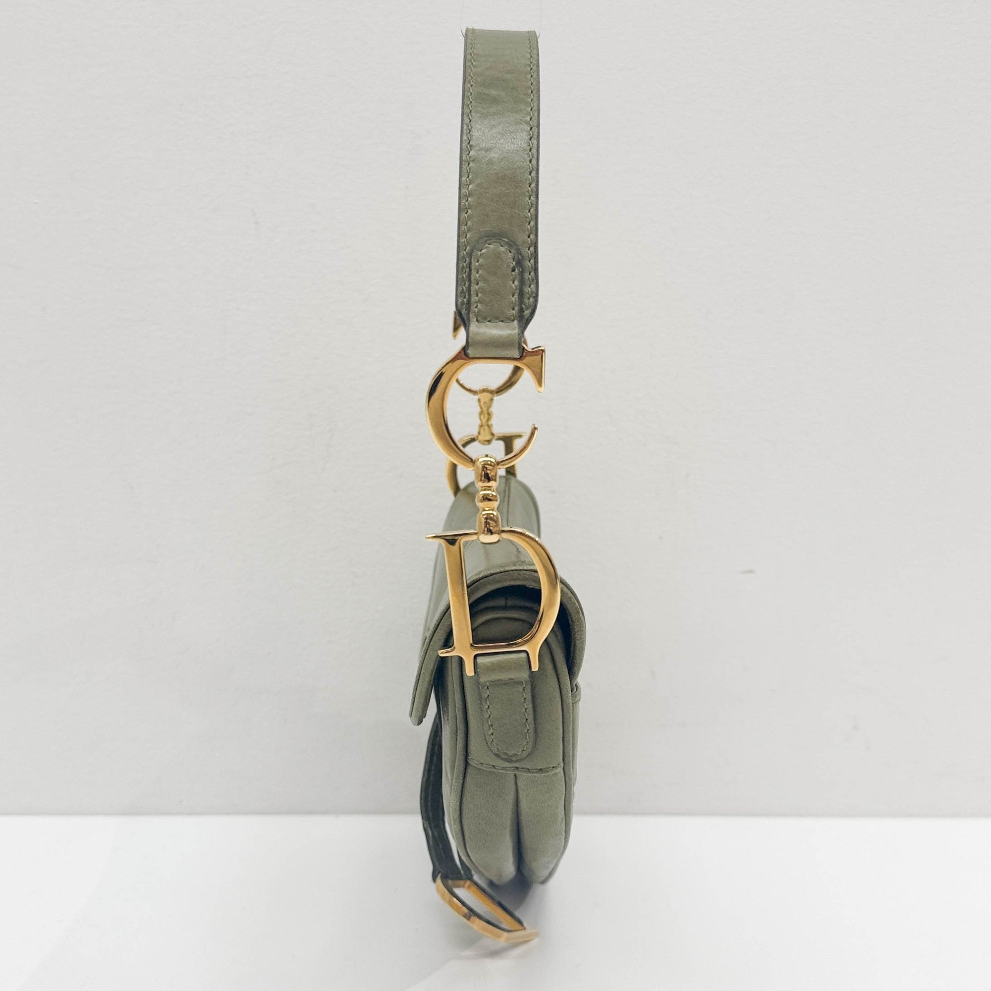 Mini Saddle Olive Green Shoulder Bag