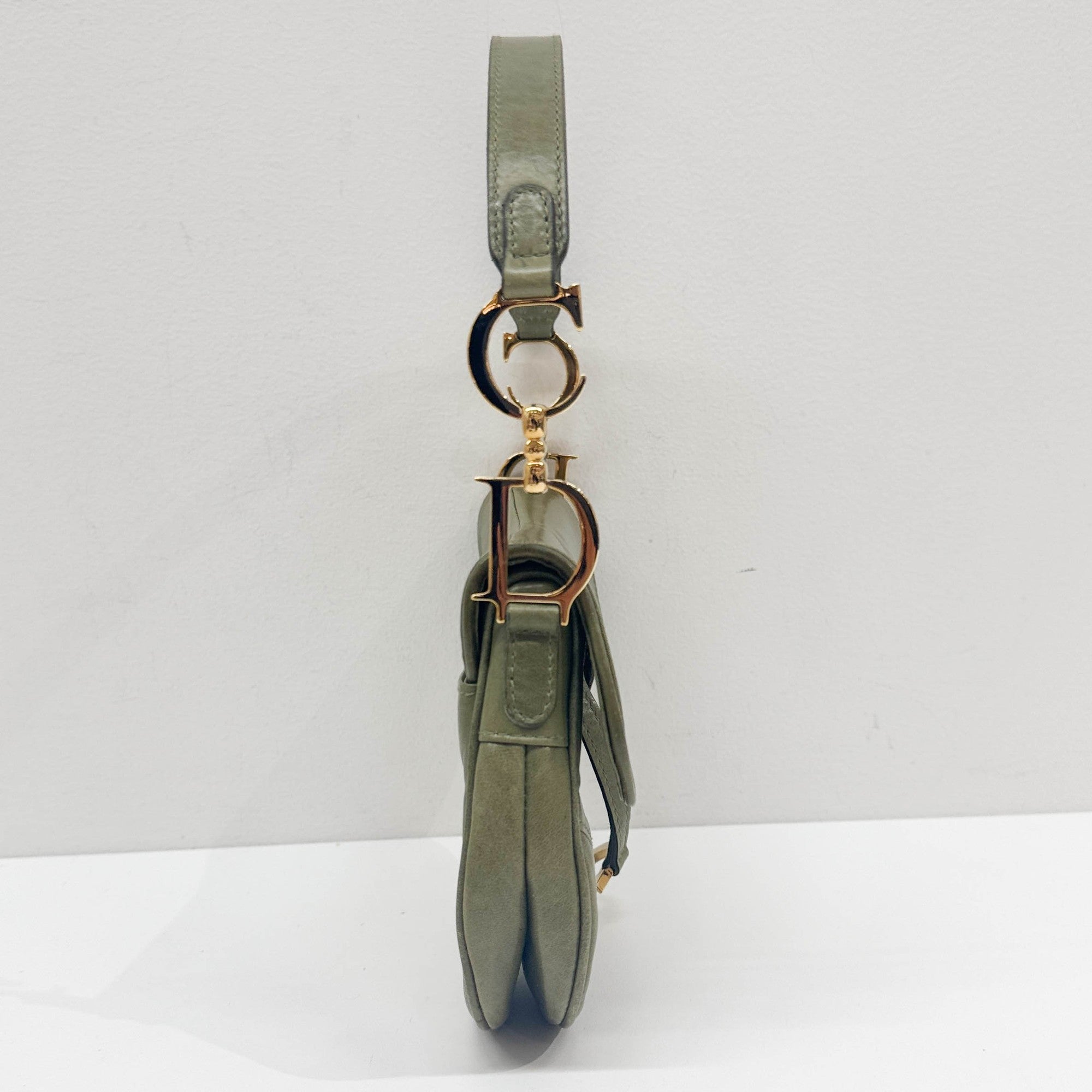 Mini Saddle Olive Green Shoulder Bag