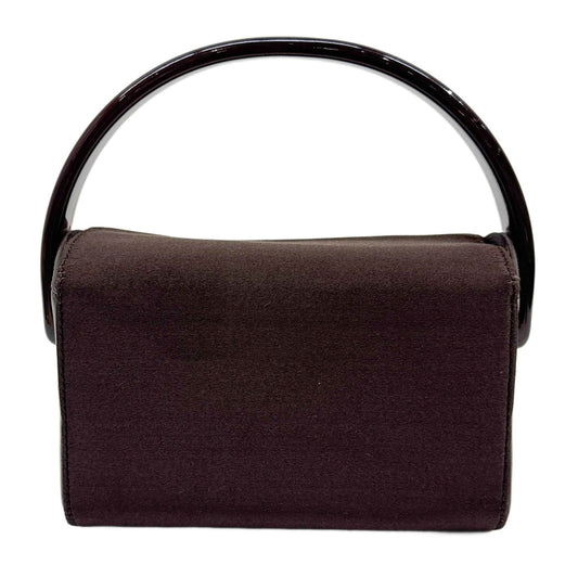 Brown Satin Hand Bag